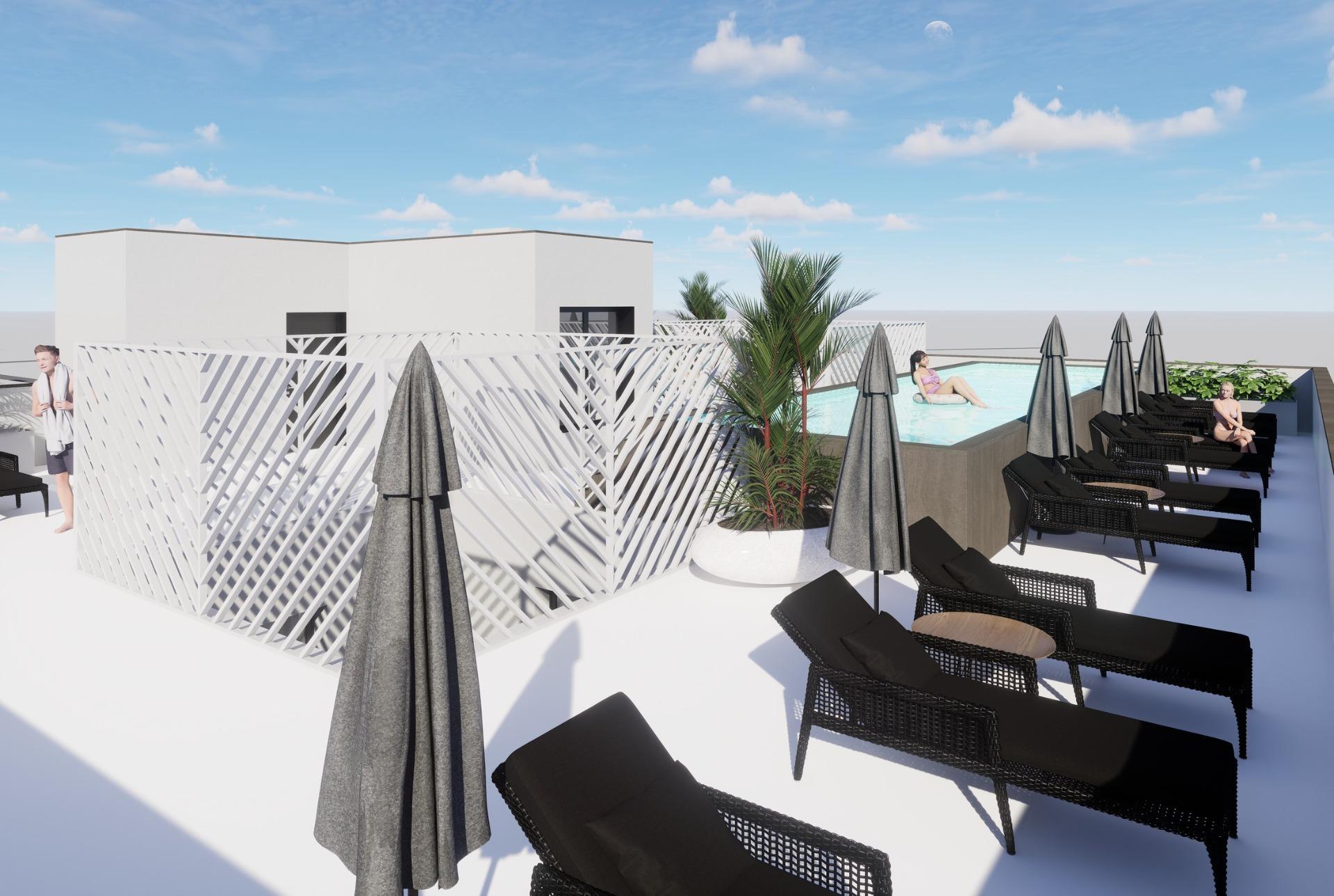 Stylish Residential Building 60 m away from El Acequion Beach at Torrevieja — 10