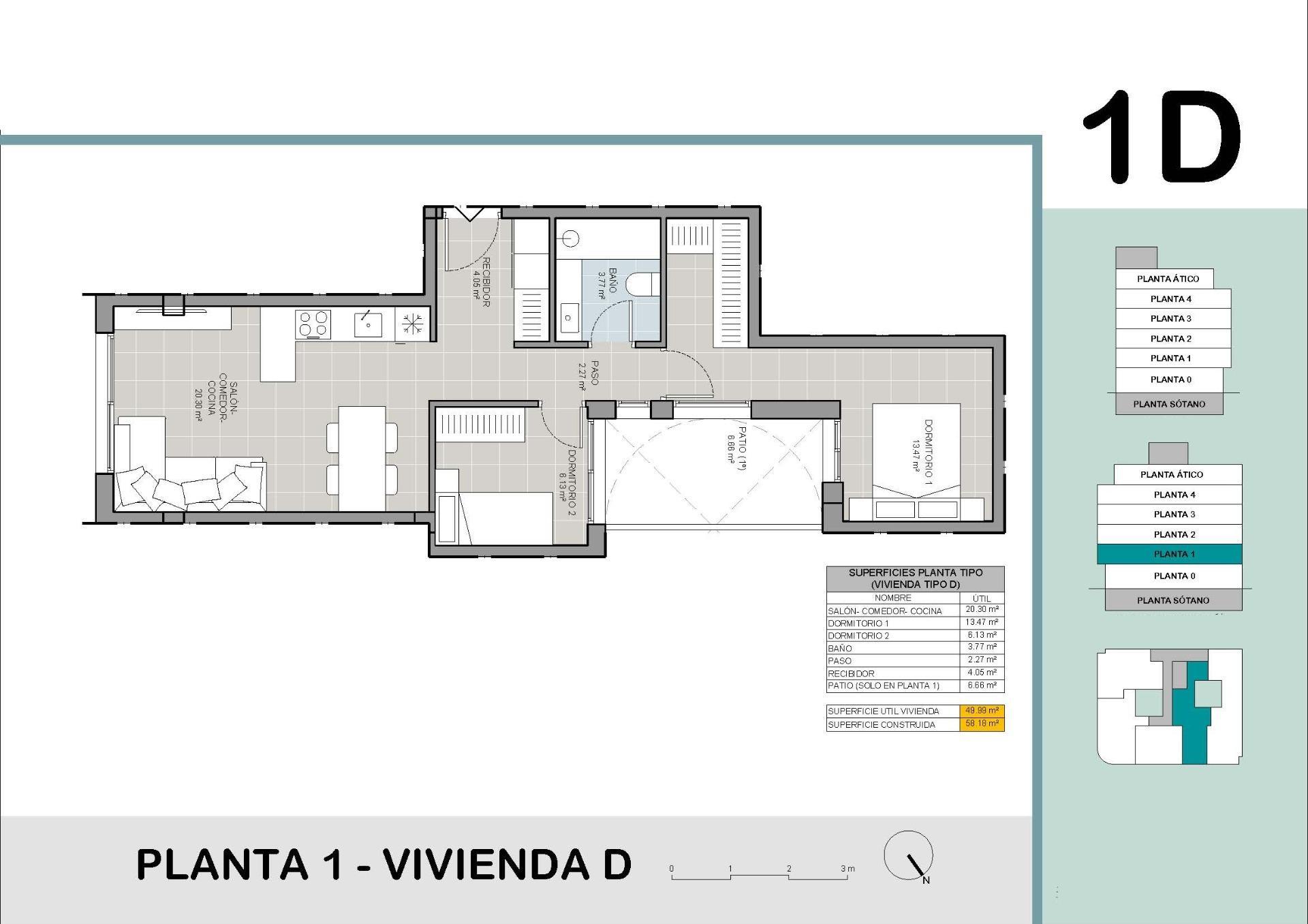 Stylish Residential Building 60 m away from El Acequion Beach at Torrevieja — 12