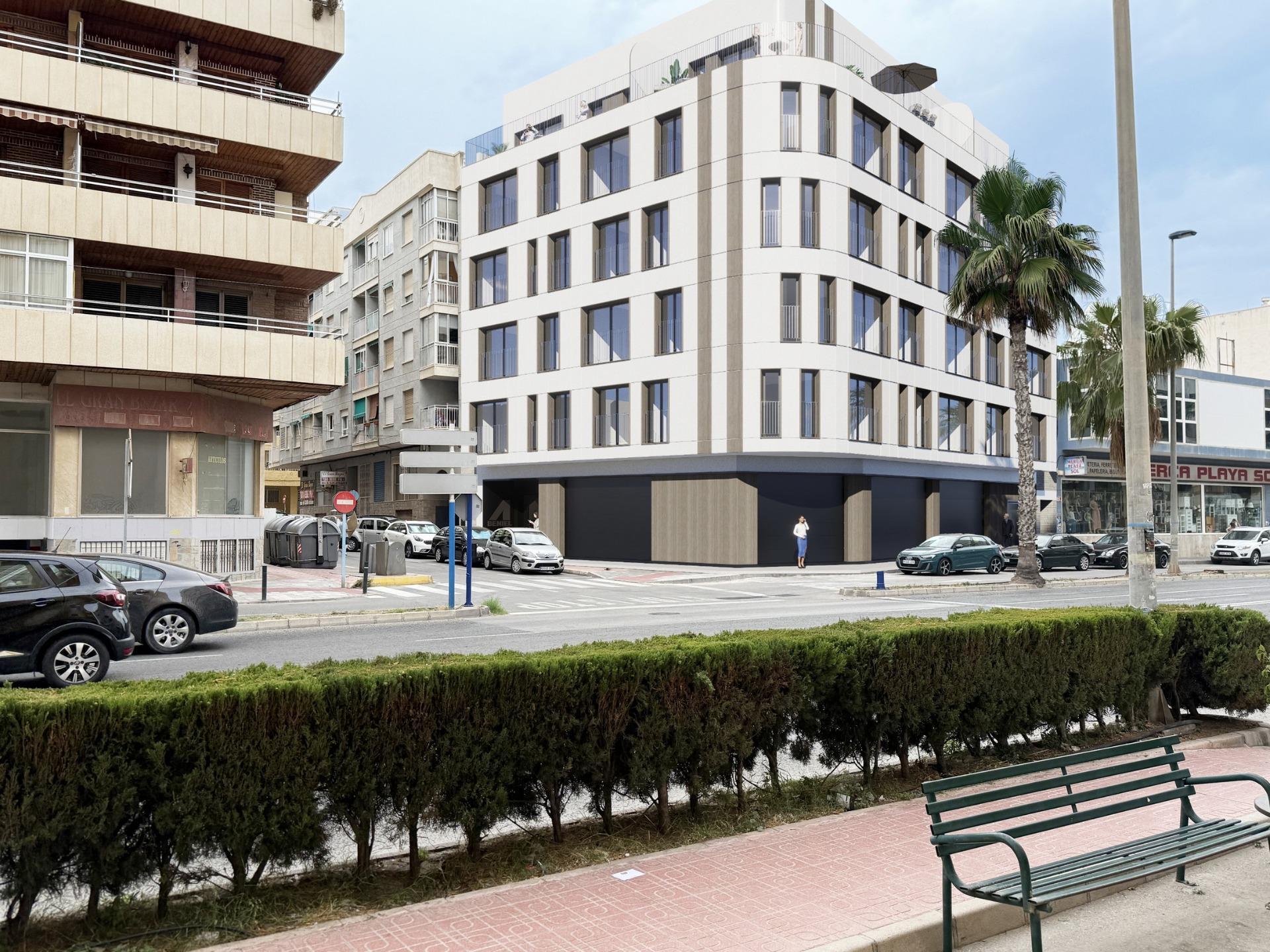 Stilvolles Wohngebäude 60 m vom Strand El Acequion in Torrevieja entfernt