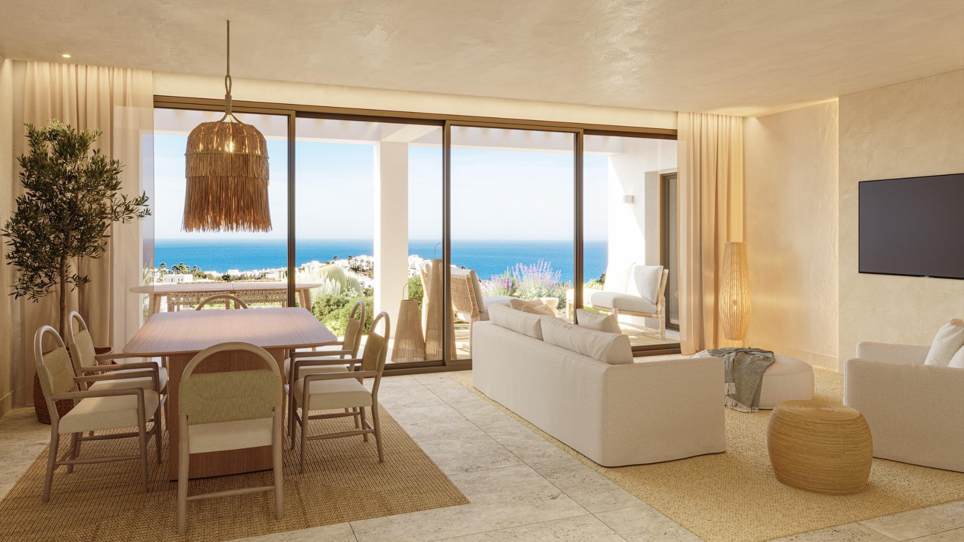 Panoramic views of the Mediterranean Sea in a beachfront resort — 11