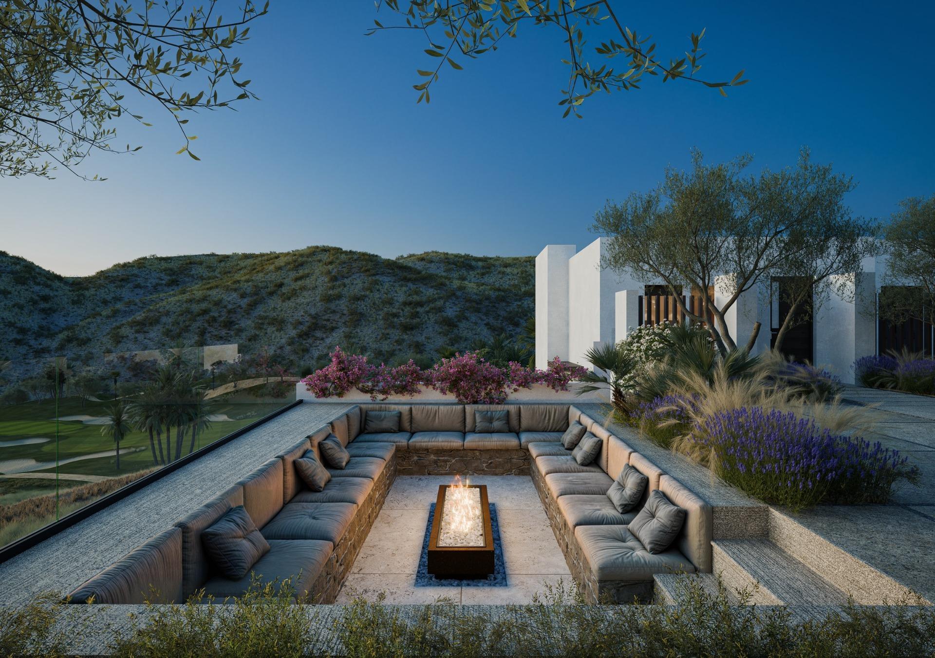Panoramic views of the Mediterranean Sea in a beachfront resort — 7