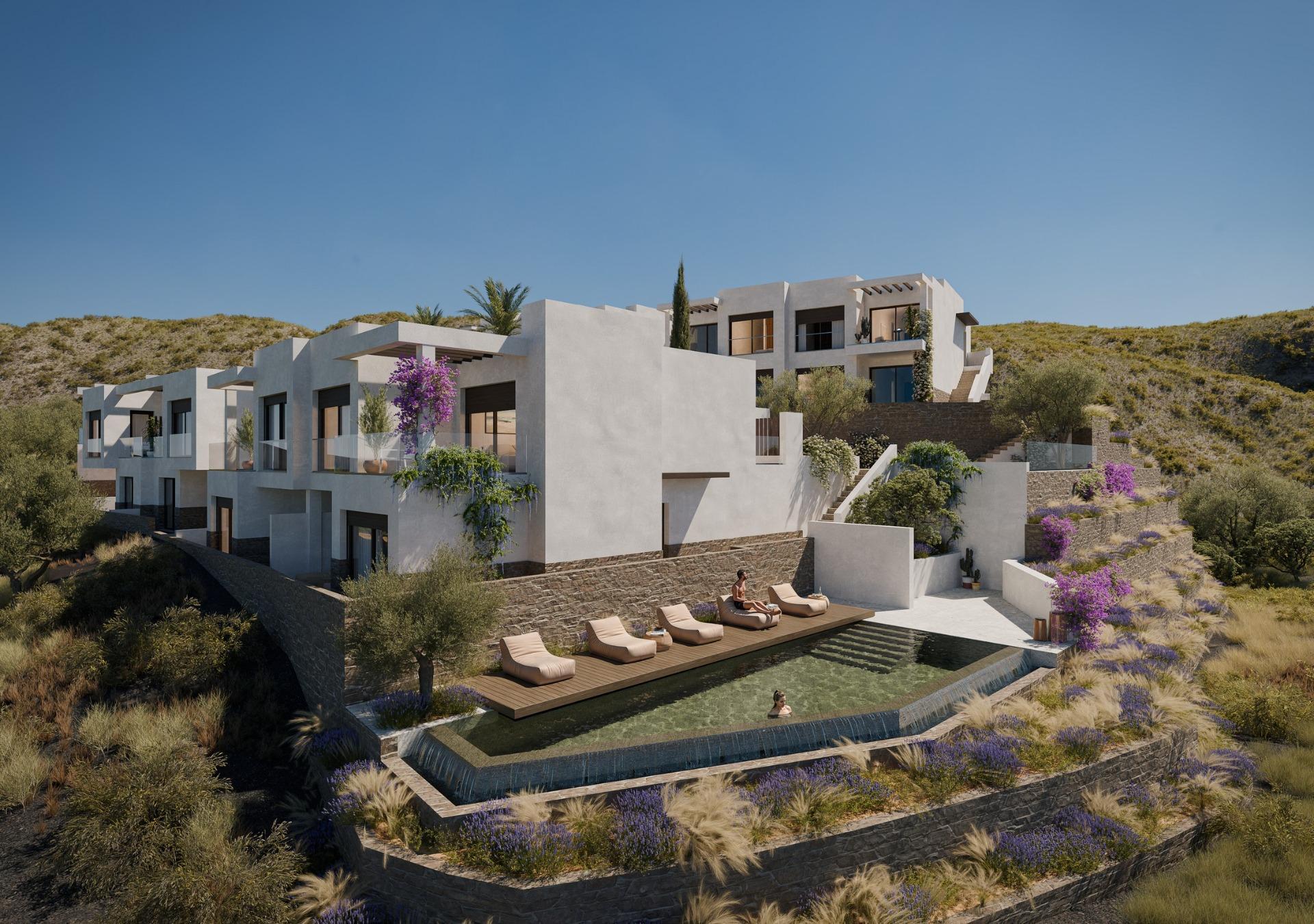 Panoramic views of the Mediterranean Sea in a beachfront resort — 6
