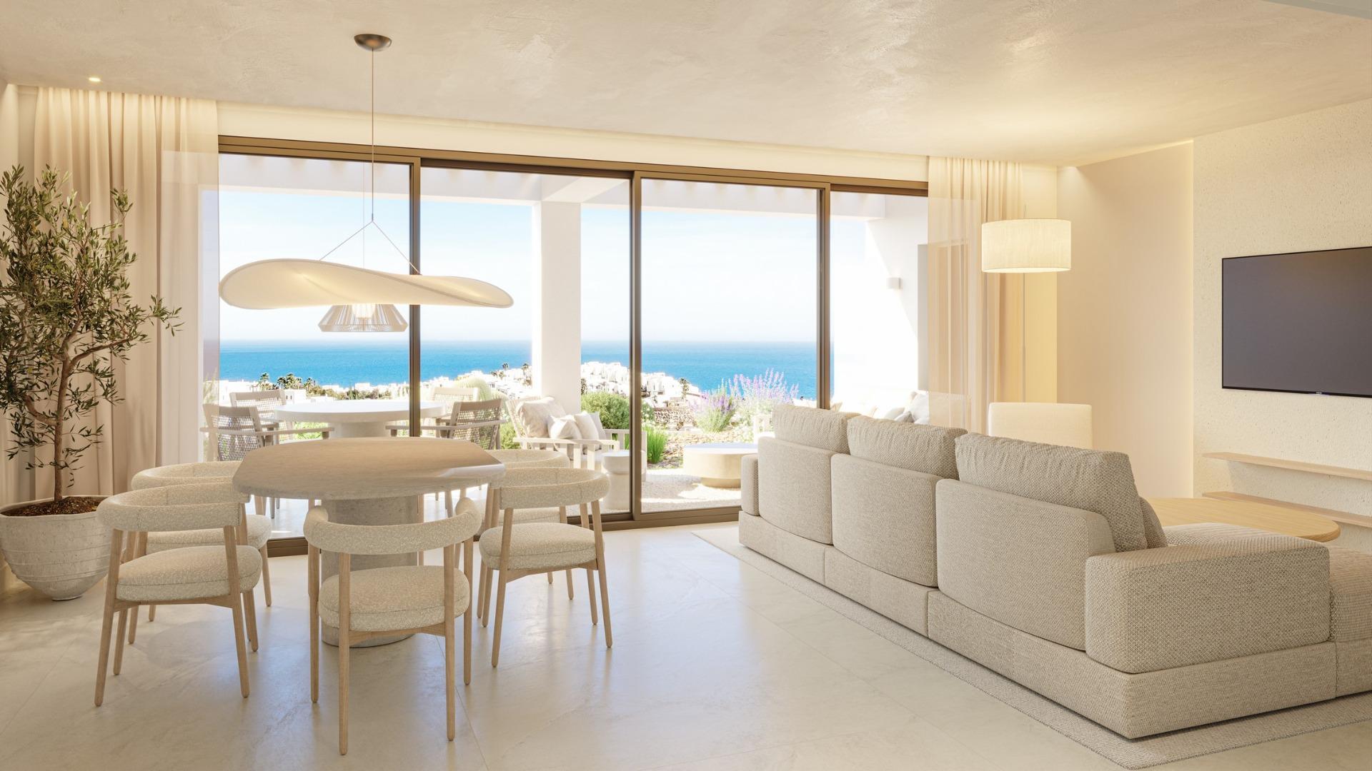 Panoramic views of the Mediterranean Sea in a beachfront resort — 9