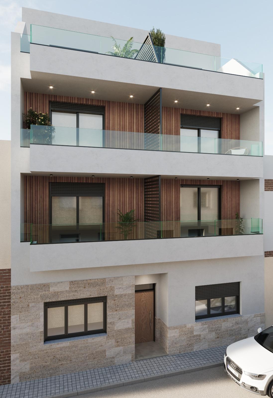 Moderne nieuwbouwappartementen in het centrum van Torrevieja, op slechts 200 m van de zee