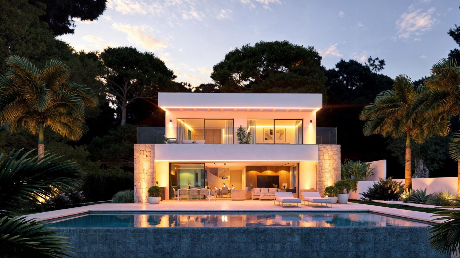 Villa de lujo de nueva construcción con vistas al mar en Moraira