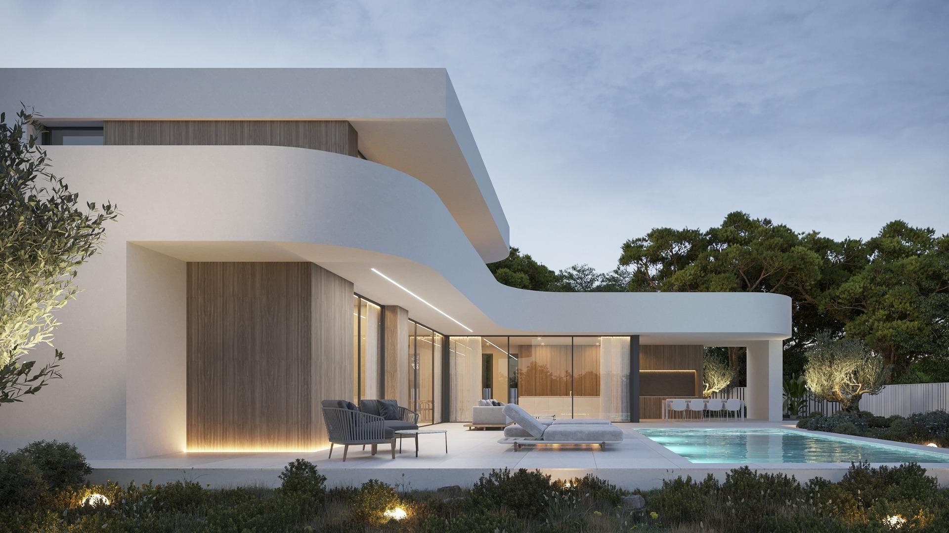 Lujosa casa moderna en el corazón de Moraira-Teulada: un refugio mediterráneo contemporáneo — 2