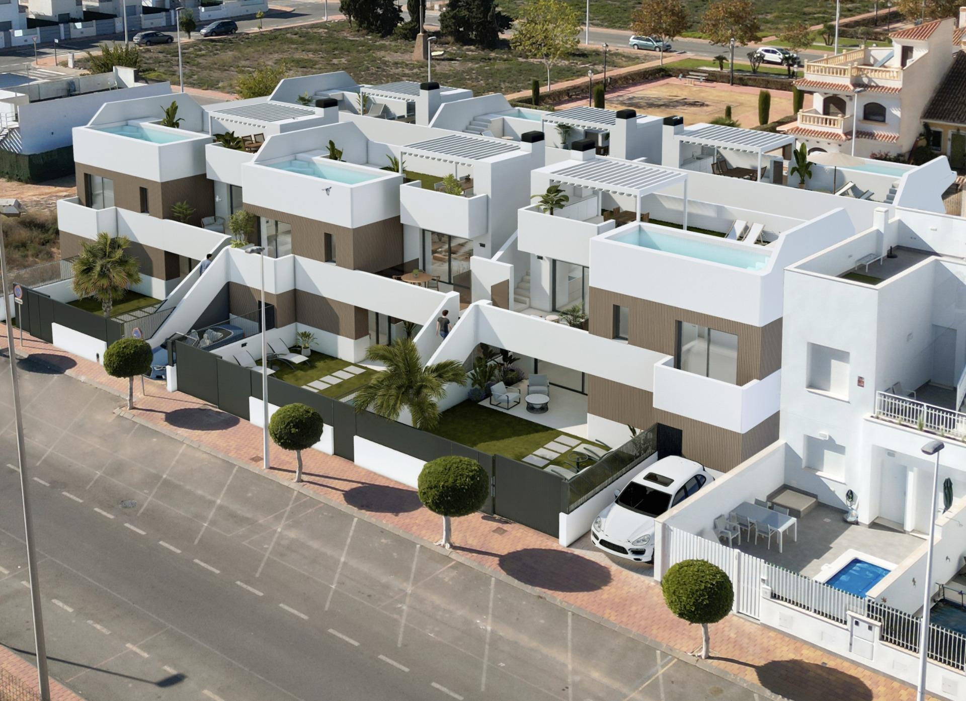 New Build Bungalows with Private Pool in San Pedro del Pinatar — 2