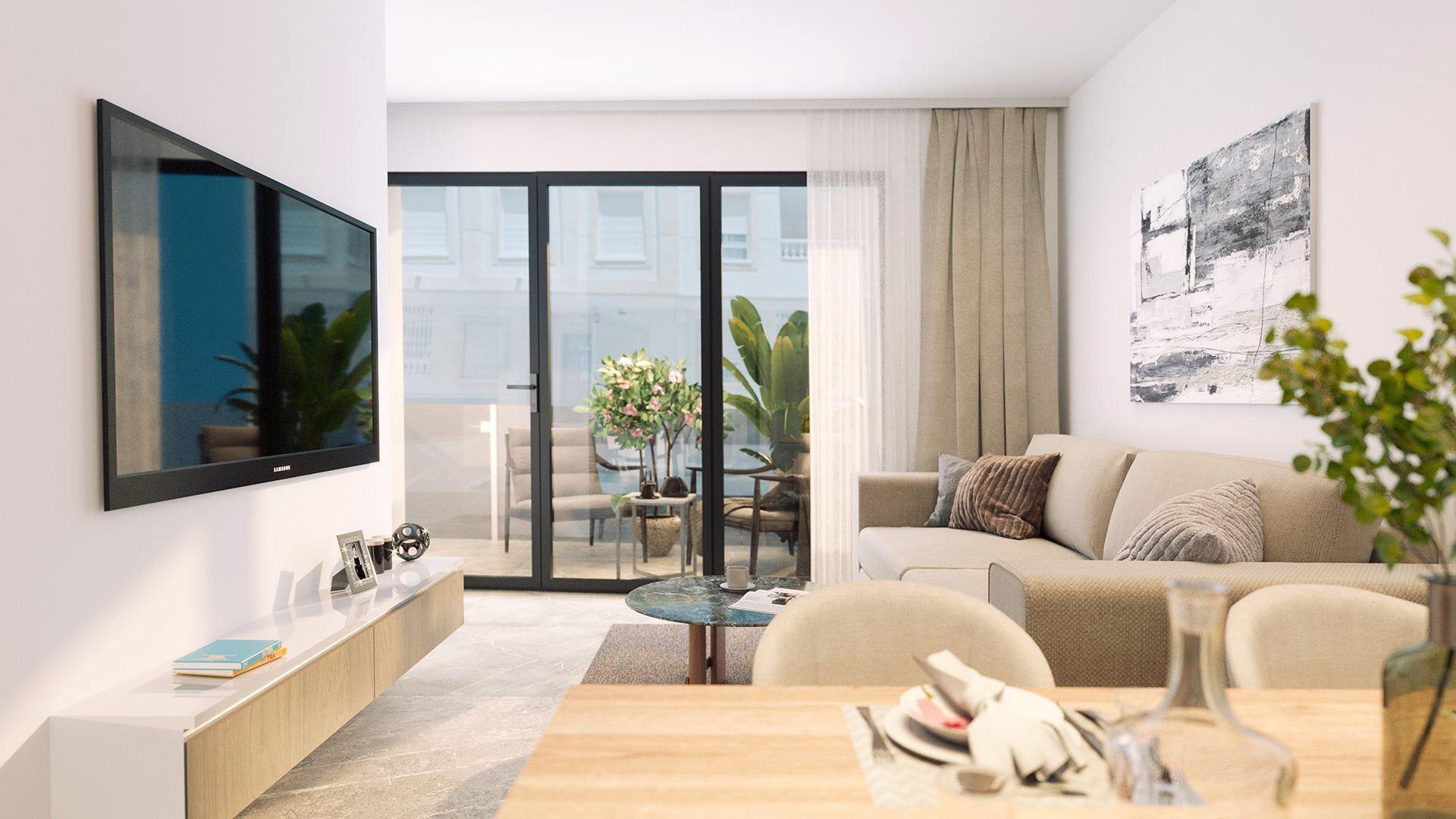 Moderne appartementen op slechts 250 meter van het strand van El Cura in Torrevieja — 2