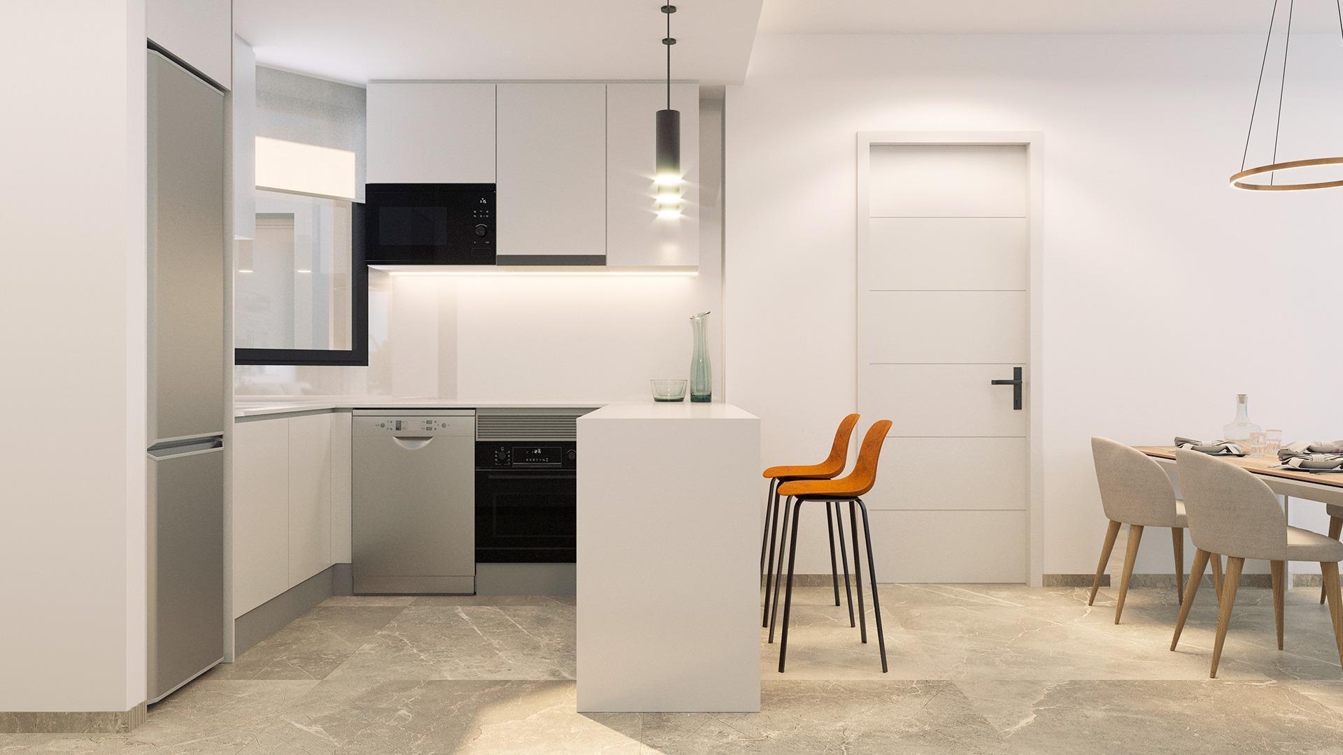 Moderne appartementen op slechts 250 meter van het strand van El Cura in Torrevieja — 7