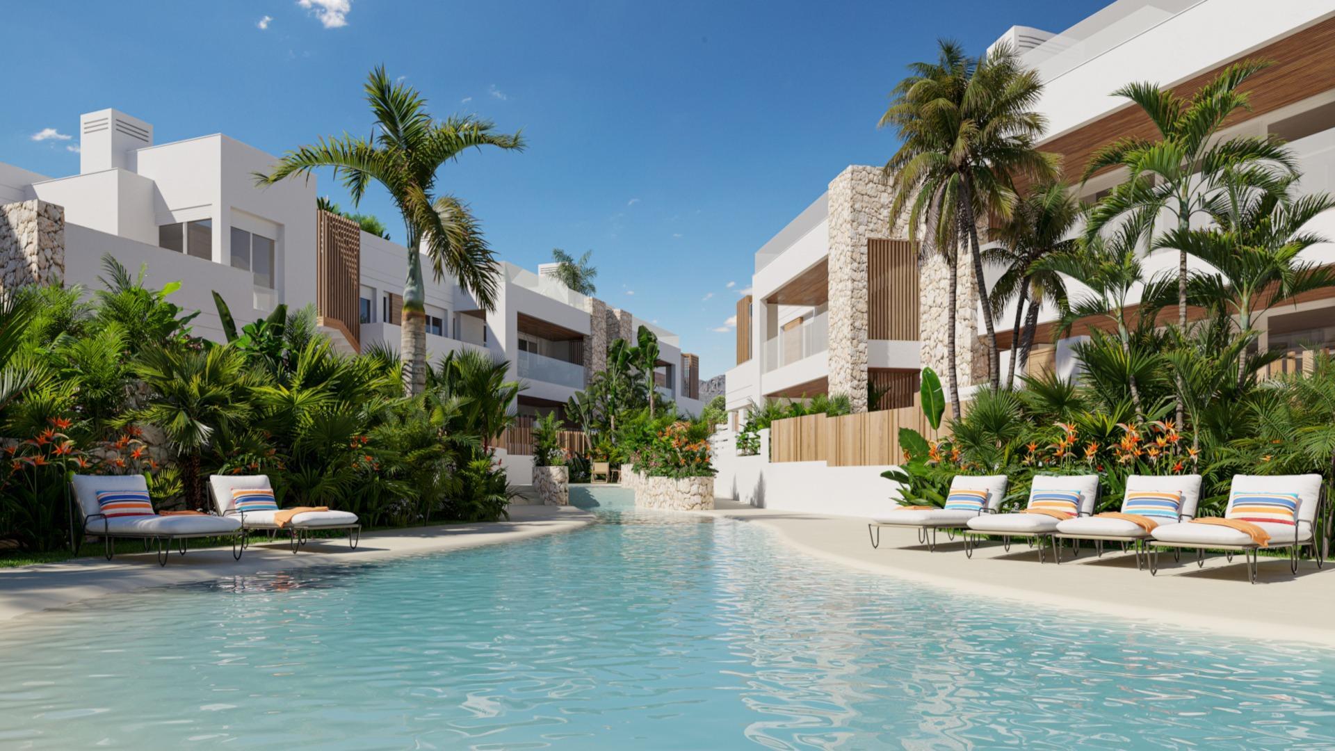 Nieuwbouwwoningen en bungalows op slechts 250 meter van het strand in Mar de Pulpí — 2