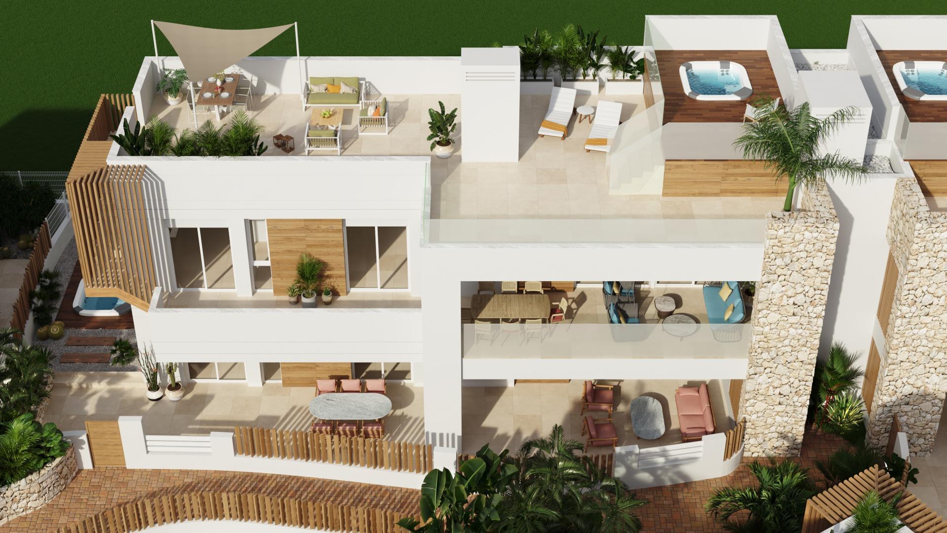 Nieuwbouwwoningen en bungalows op slechts 250 meter van het strand in Mar de Pulpí — 8