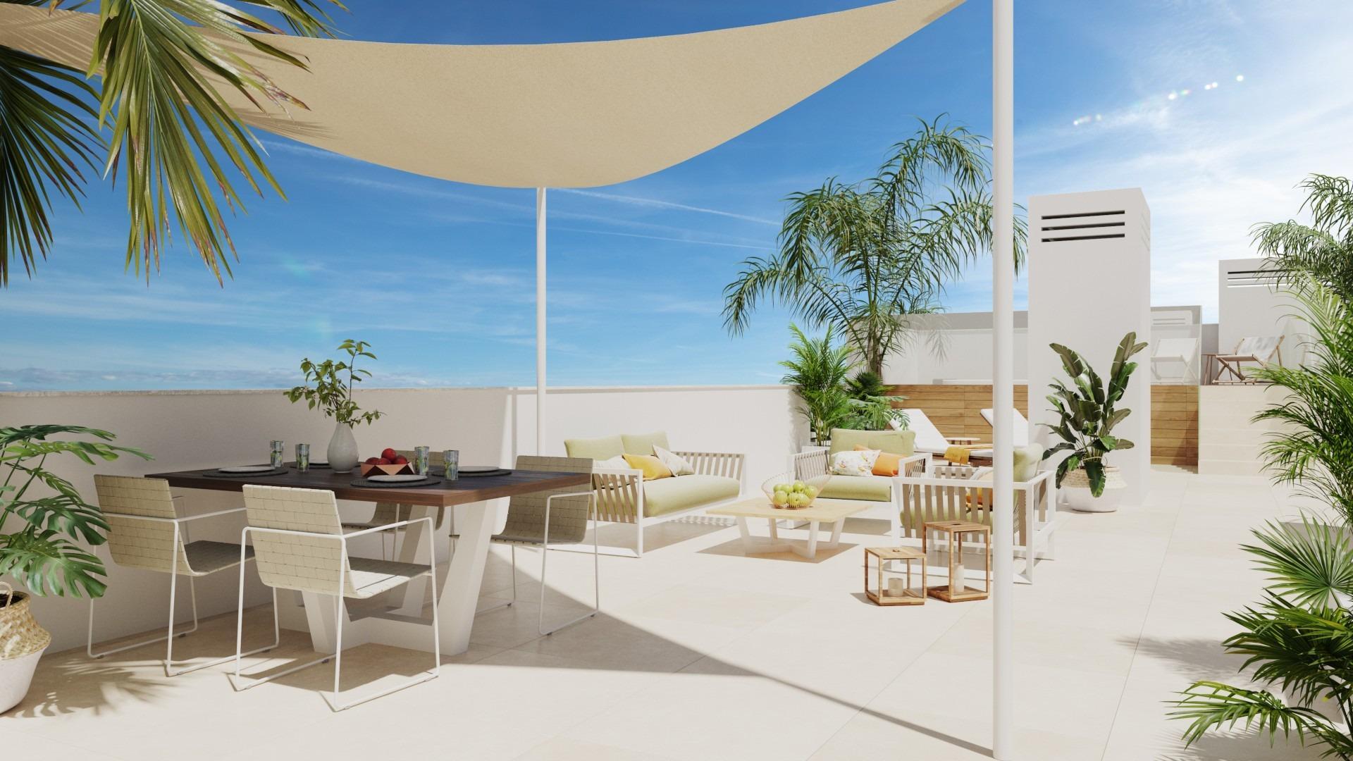Neubau-Villen und Bungalows nur 250 Meter vom Strand in Mar de Pulpí entfernt — 3