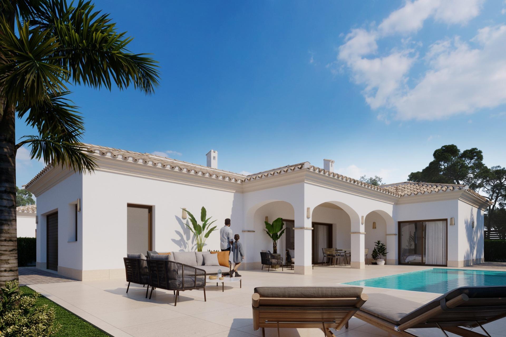 Villas mediterráneas de nueva construcción en San Pedro del Pinatar