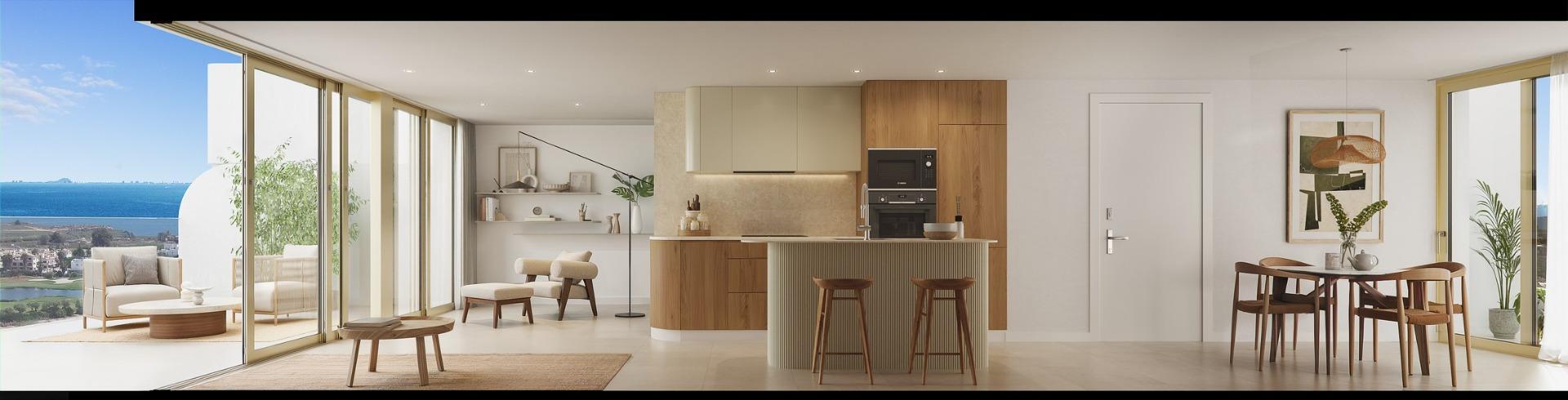 Complejo residencial de nueva construcción en Los Alcázares, en primera línea del campo de golf Serena — 7