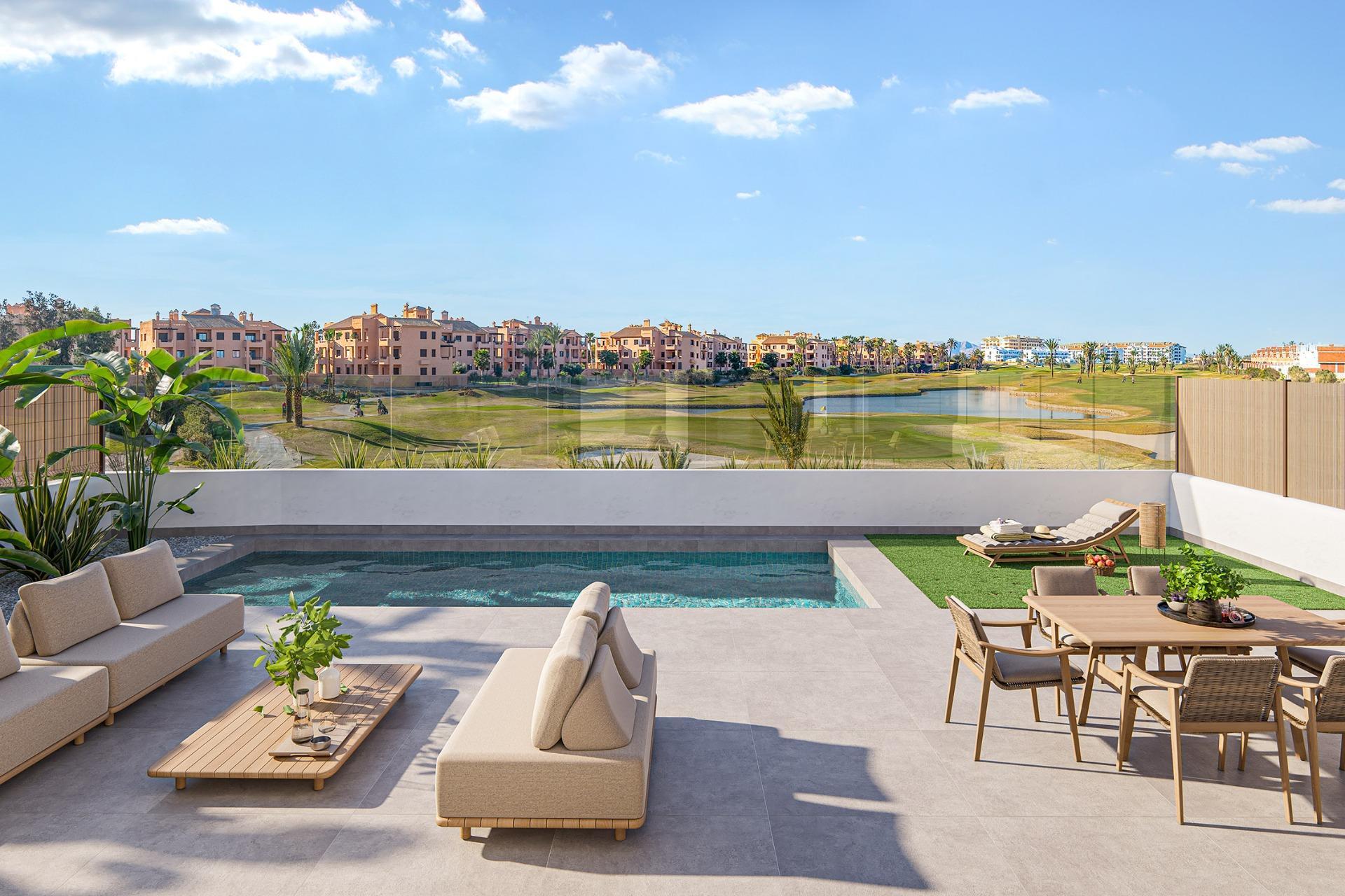Nieuwbouw wooncomplex in Los Alcázares aan de frontlinie van Serena Golf — 6