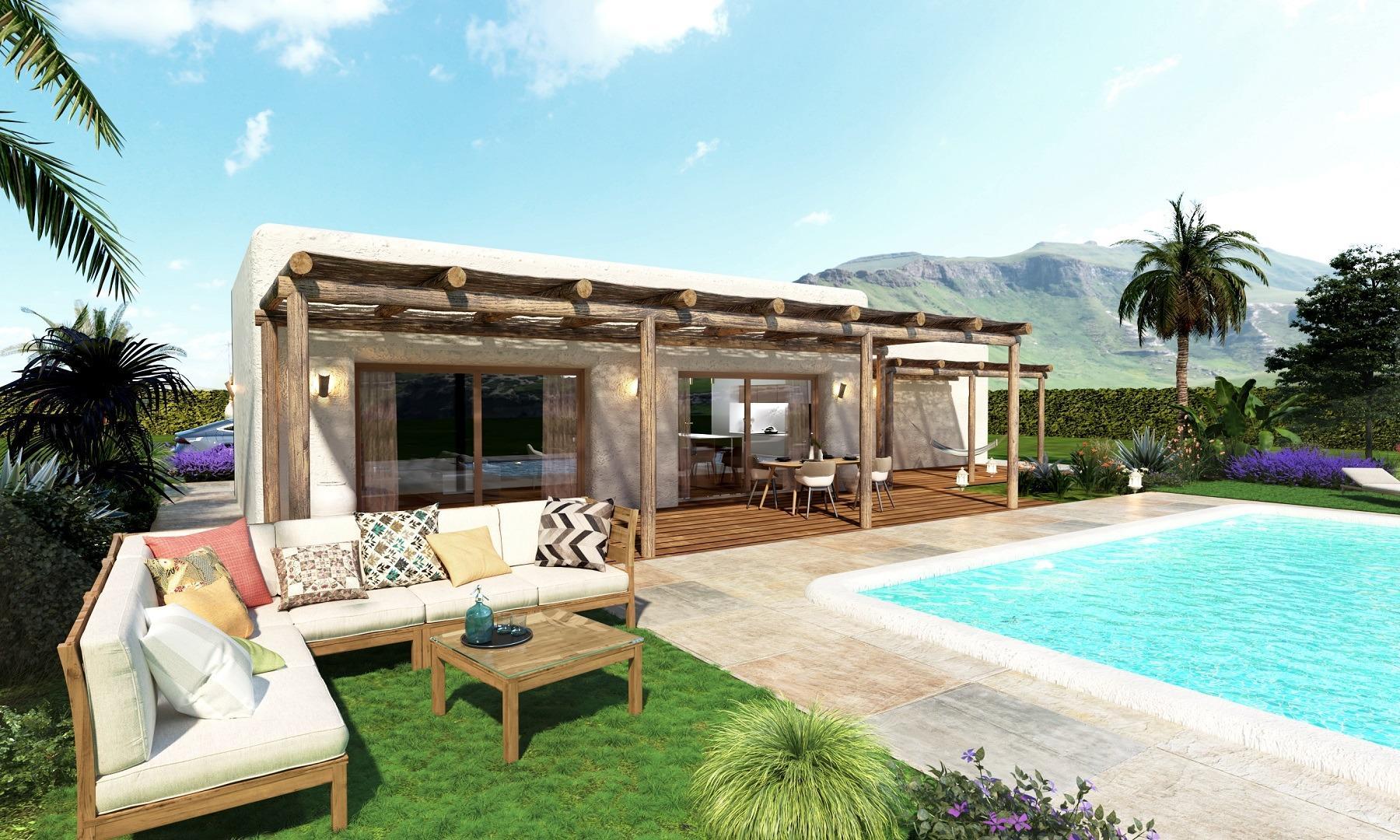 Villas de nueva construcción en amplias parcelas rústicas en Pinoso, Alicante