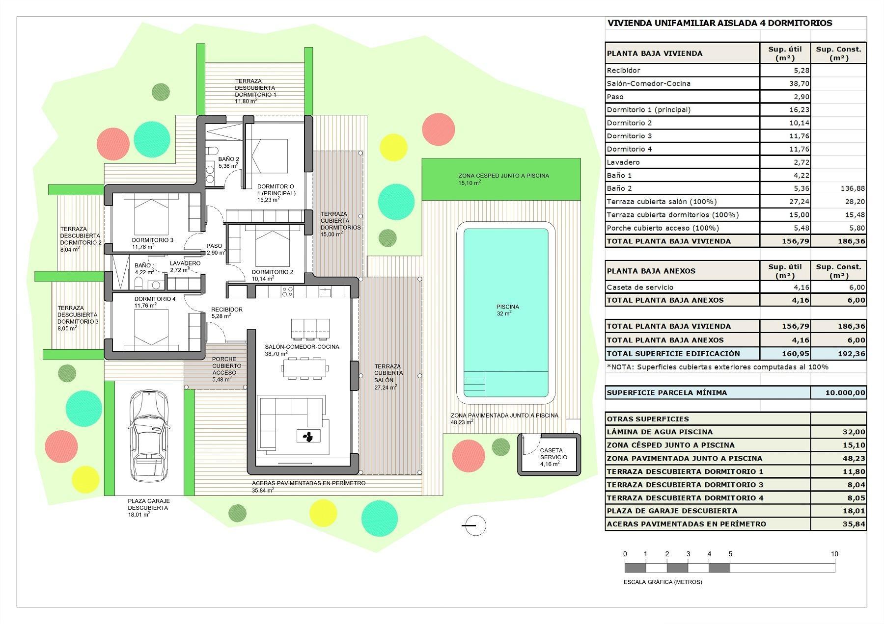 Villas de nueva construcción en amplias parcelas rústicas en Pinoso, Alicante — 7