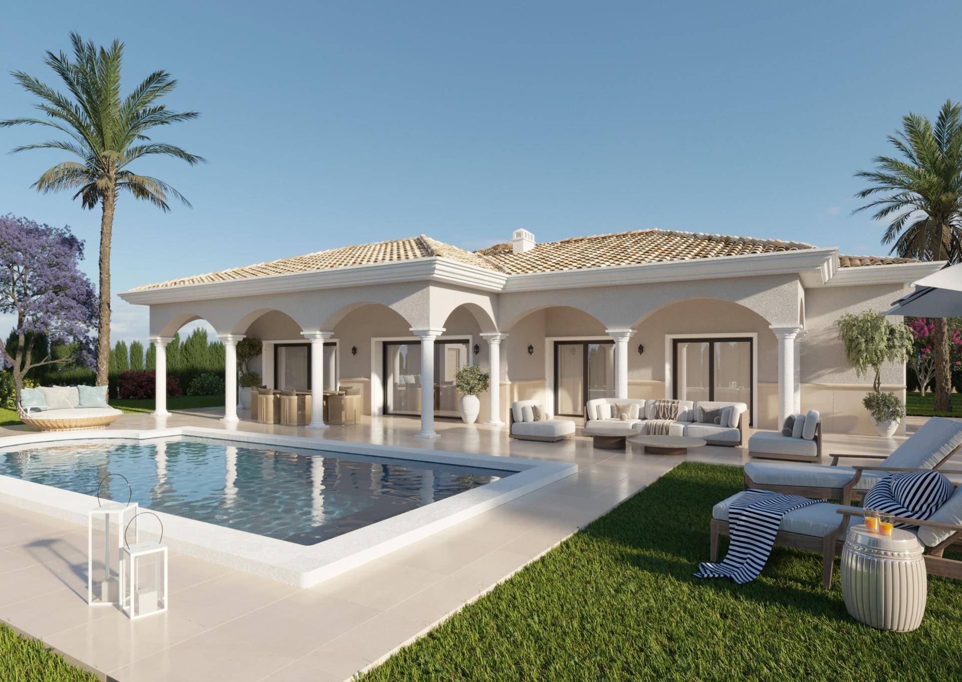 Villas de nueva construcción en amplias parcelas rústicas en Pinoso, Alicante