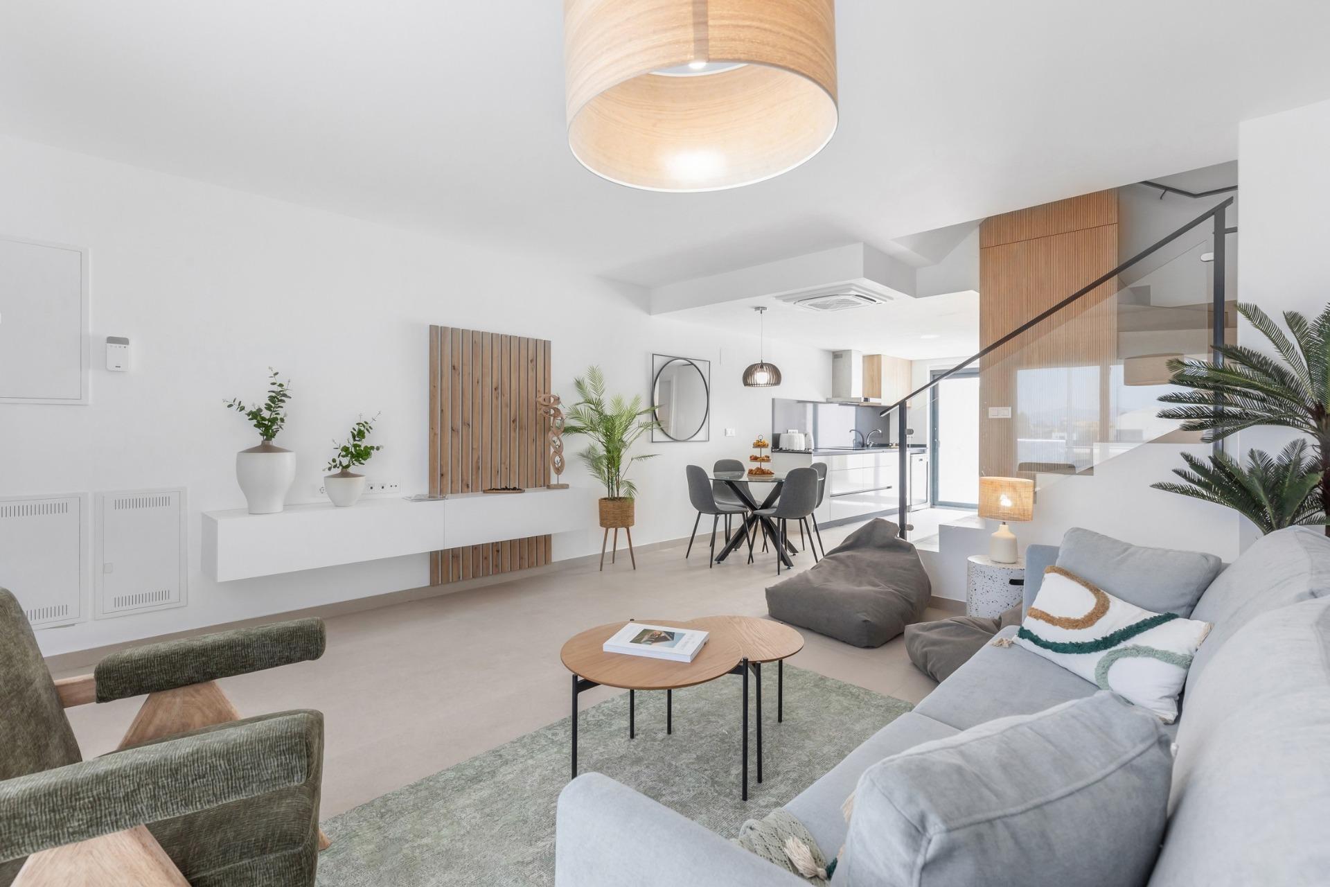 Modern Townhouses with Solarium and Basement in Rafal, Alicante — 11