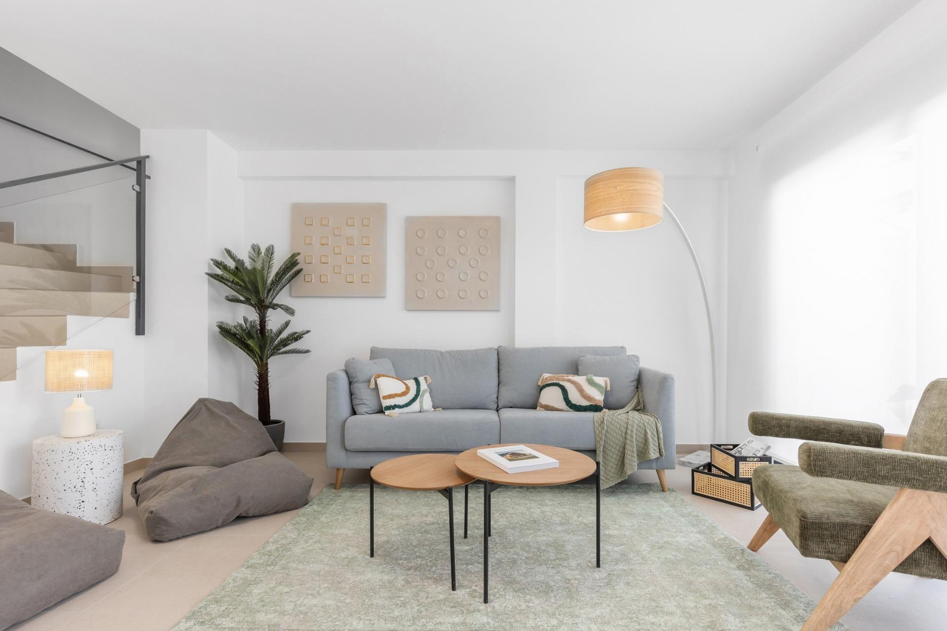 Modern Townhouses with Solarium and Basement in Rafal, Alicante — 14