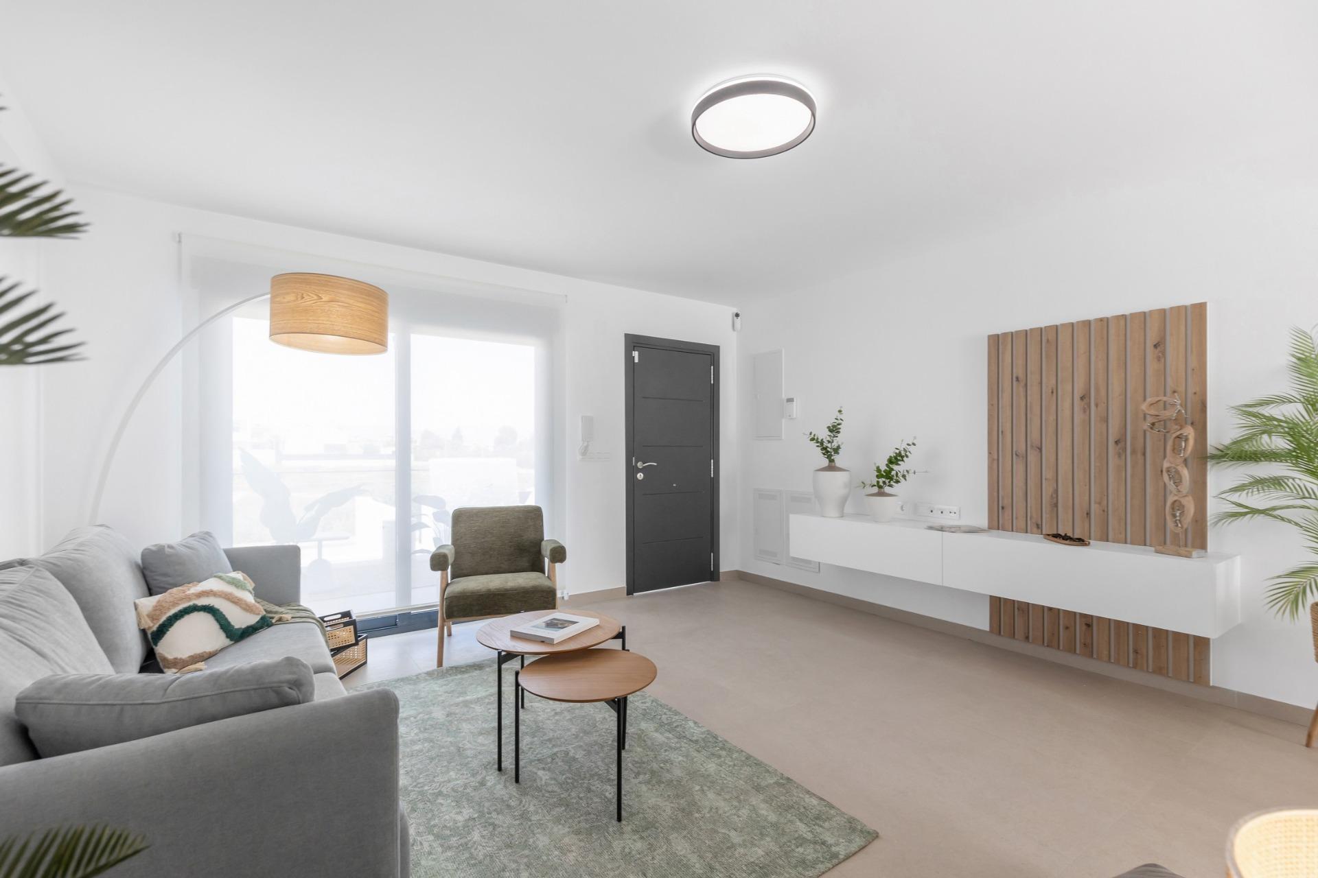 Modern Townhouses with Solarium and Basement in Rafal, Alicante — 15