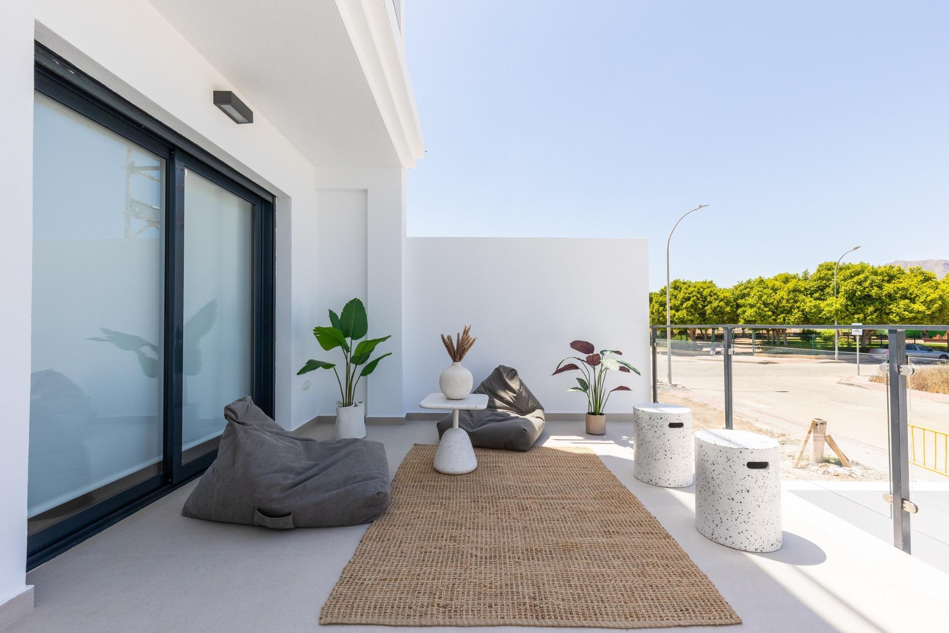 Modern Townhouses with Solarium and Basement in Rafal, Alicante — 6