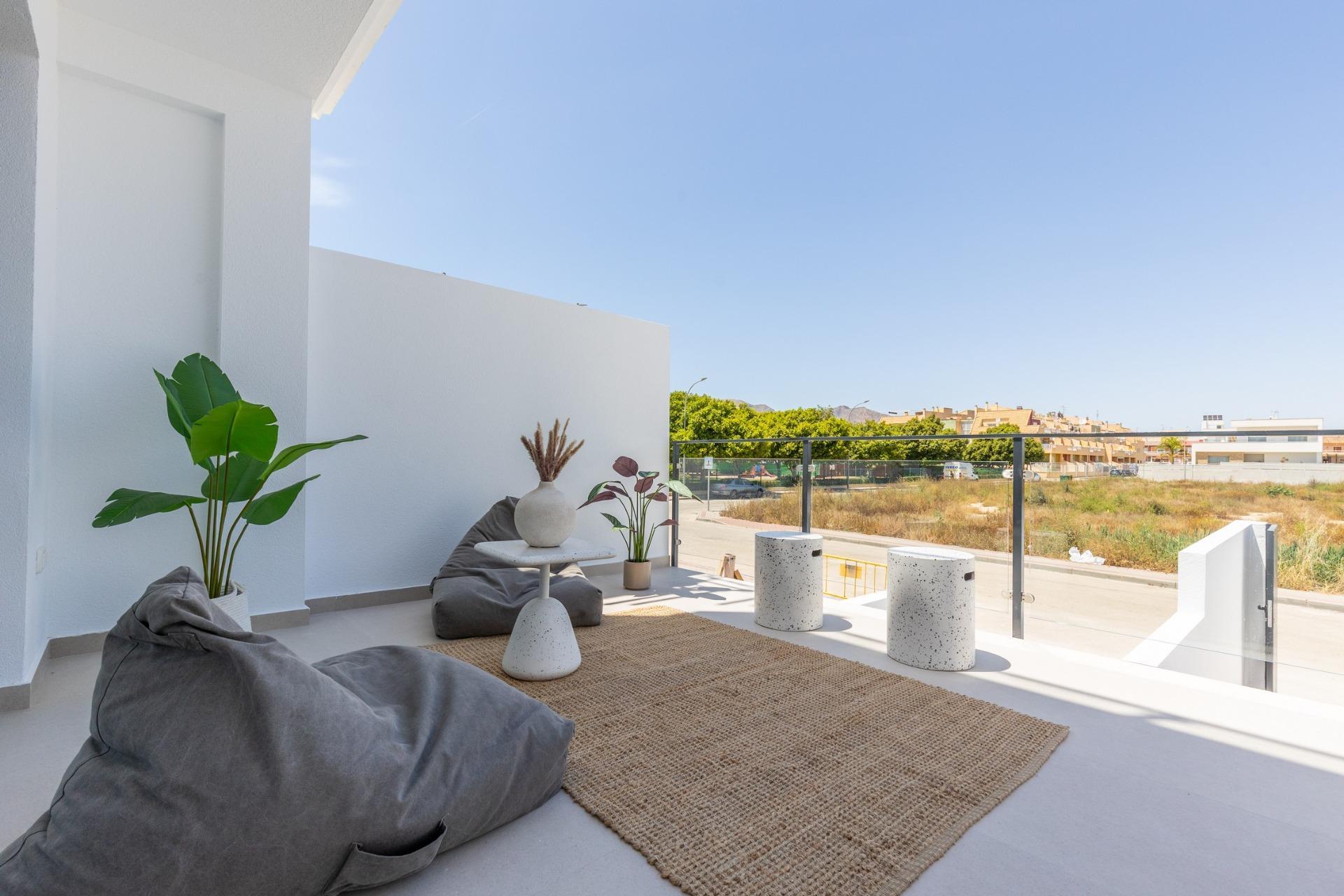 Modern Townhouses with Solarium and Basement in Rafal, Alicante — 8