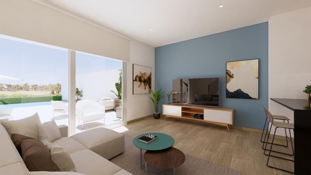 Casas adosadas de nueva construcción en primera línea de La Serena Golf en Los Alcázares — 12