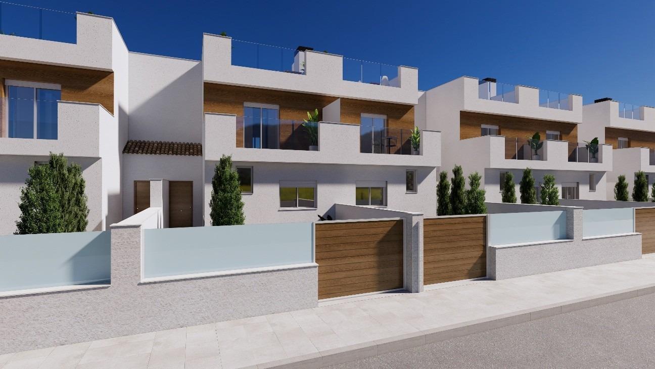 Casas adosadas de nueva construcción en primera línea de La Serena Golf en Los Alcázares — 4