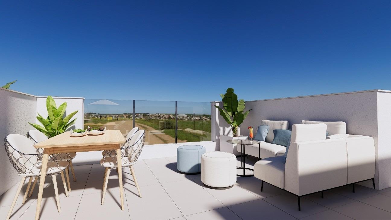 Casas adosadas de nueva construcción en primera línea de La Serena Golf en Los Alcázares — 5