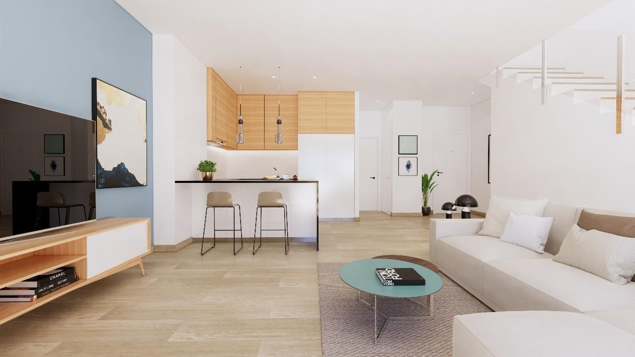 Casas adosadas de nueva construcción en primera línea de La Serena Golf en Los Alcázares — 7