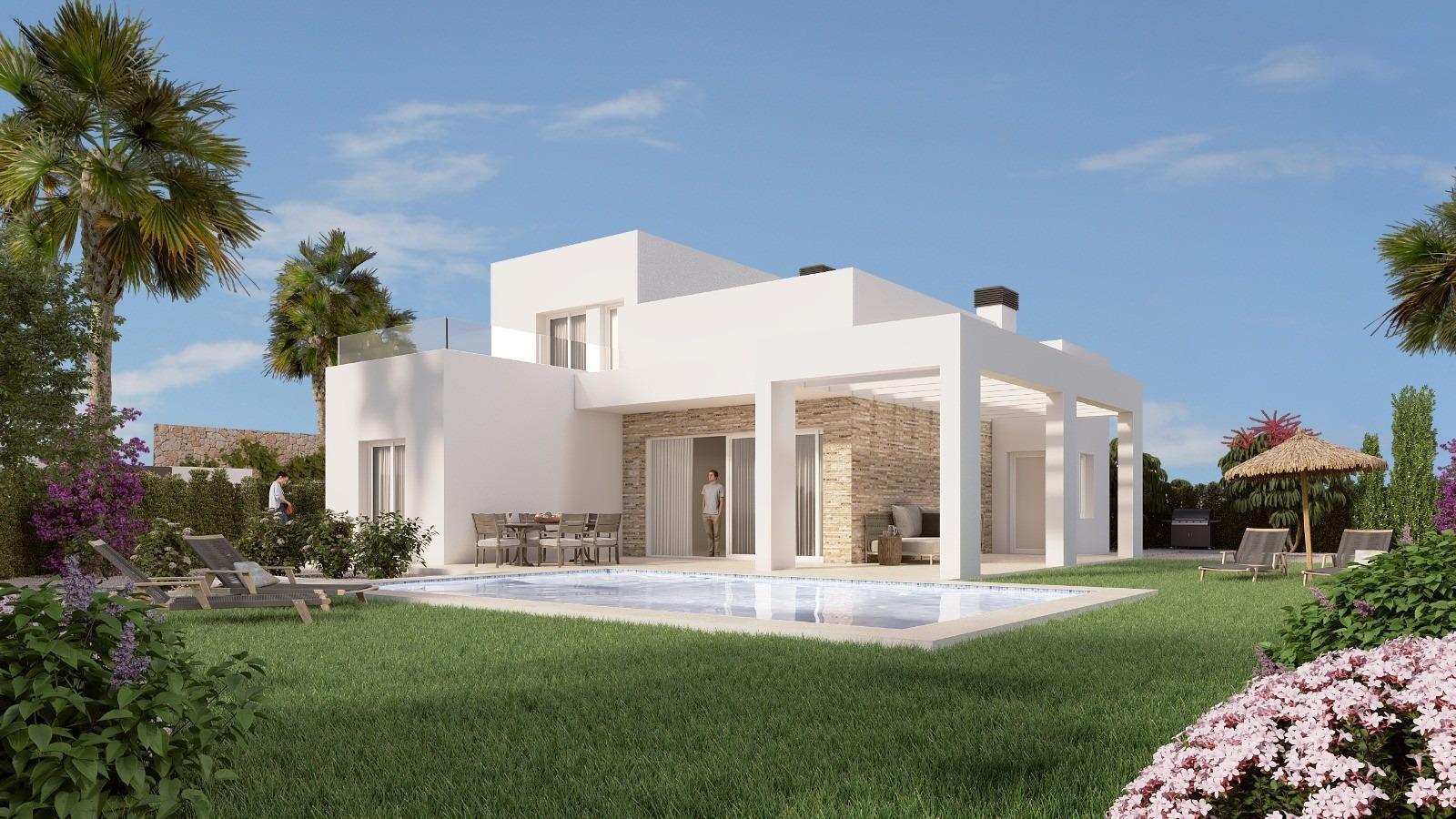 Contemporary New Build Villas with Private Pool in La Finca Golf Resort, Algorfa