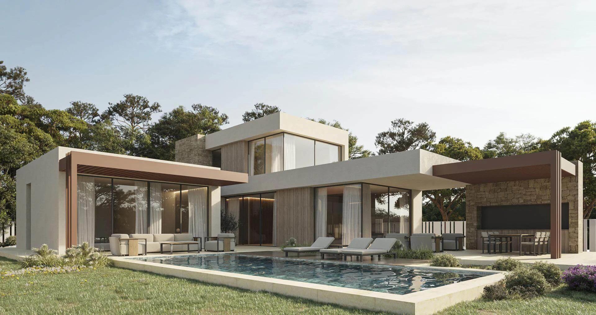 Moderna villa de nueva construcción cerca del mar en Jávea