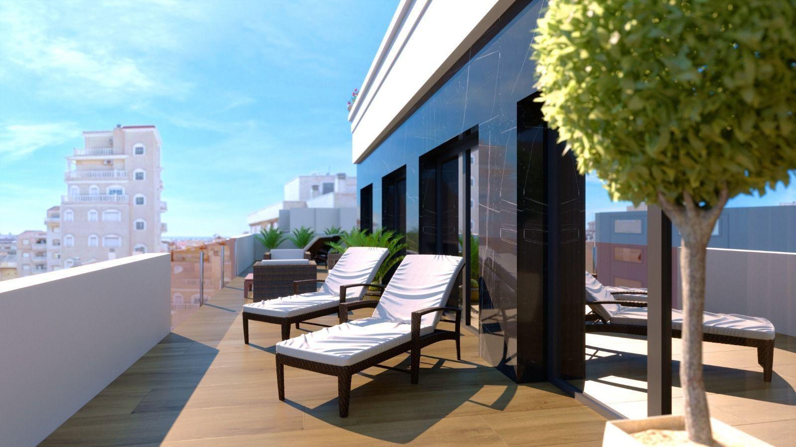 Moderne nieuwbouwappartementen in het centrum van Torrevieja, Costa Blanca