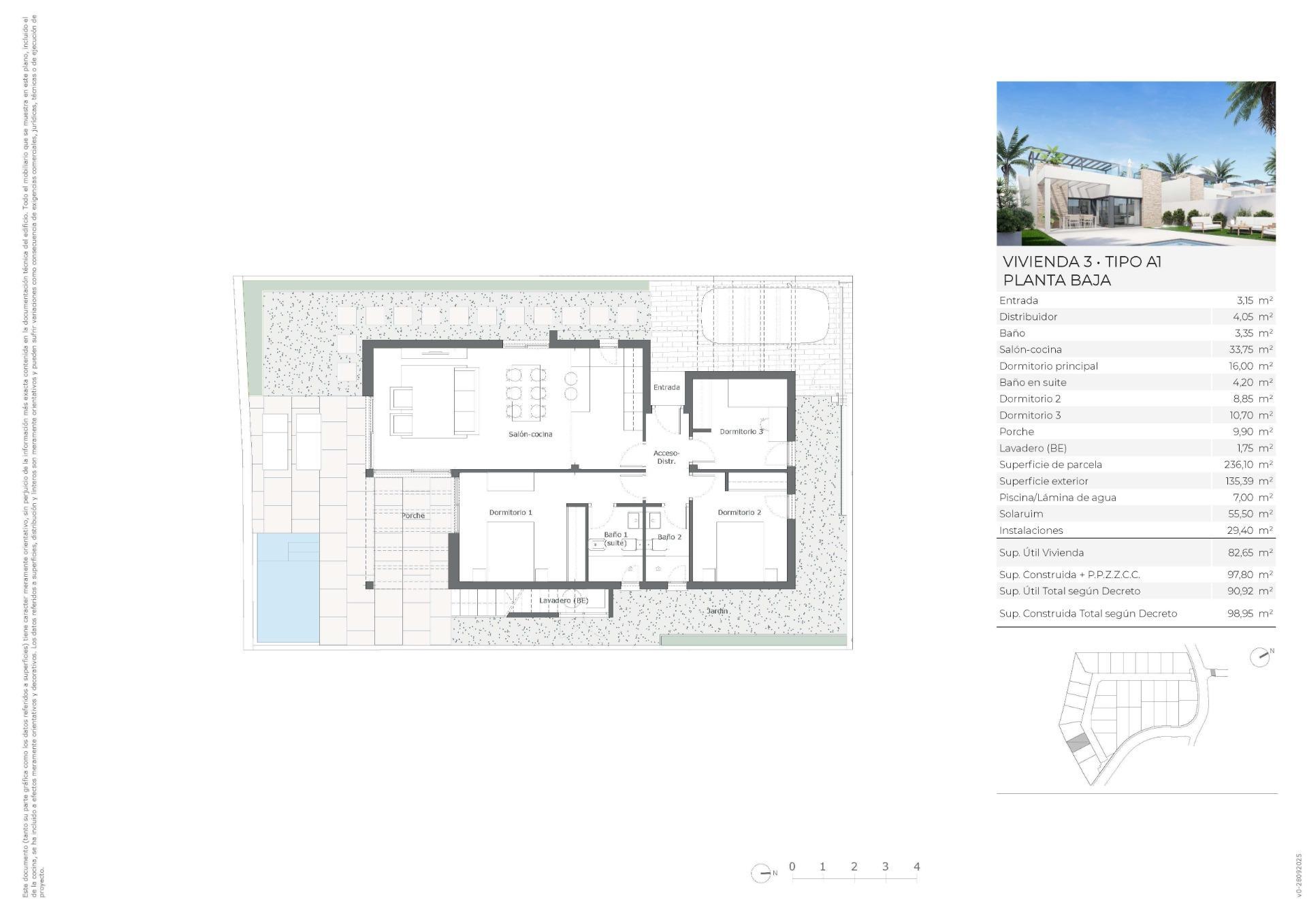 Modernas villas de nueva construcción con piscina privada en Valle del Este, Vera, Almería — 14