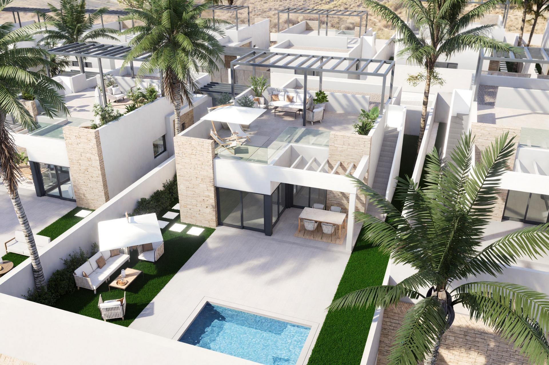 Modernas villas de nueva construcción con piscina privada en Valle del Este, Vera, Almería — 3
