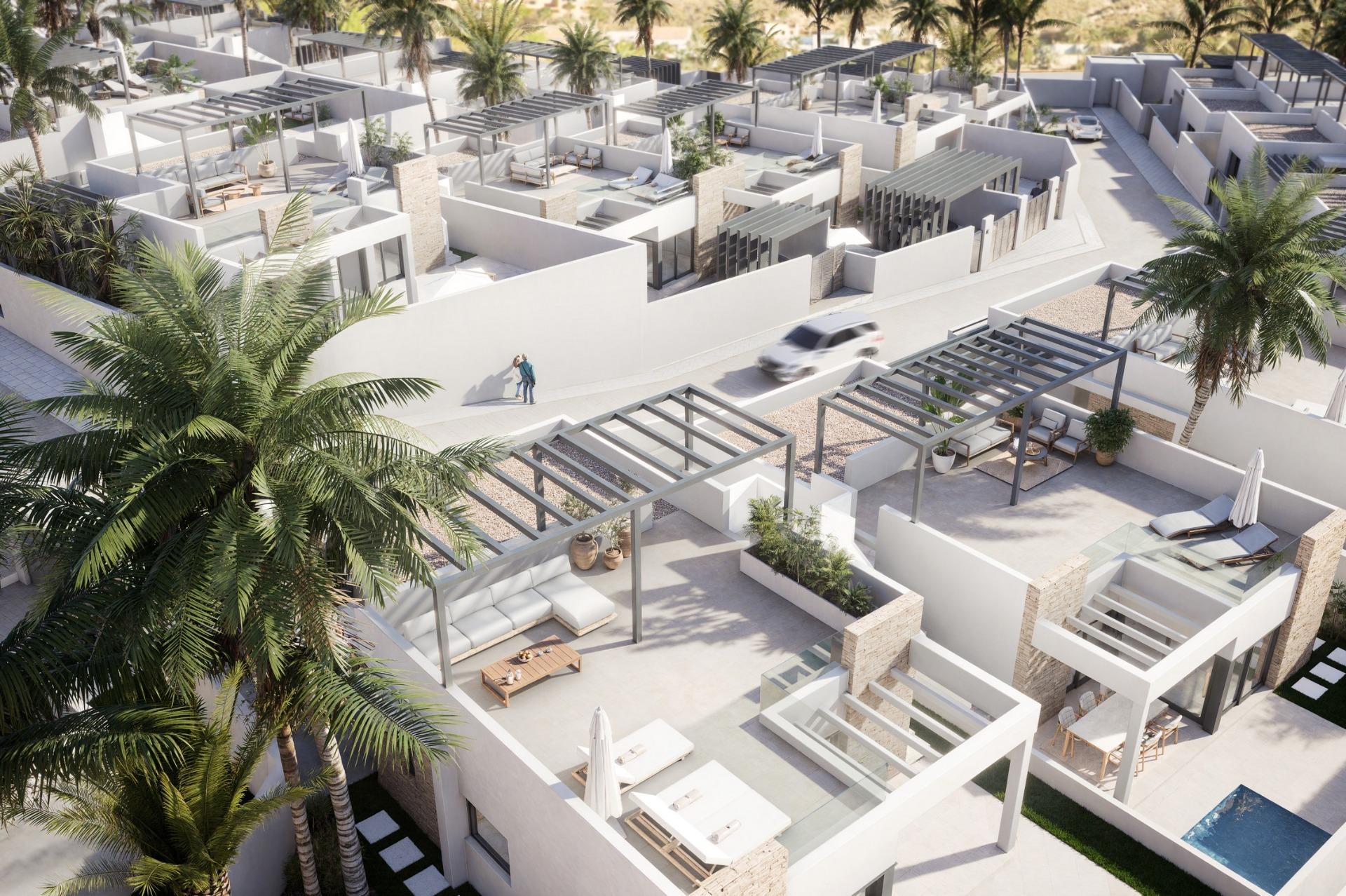 Modernas villas de nueva construcción con piscina privada en Valle del Este, Vera, Almería — 4