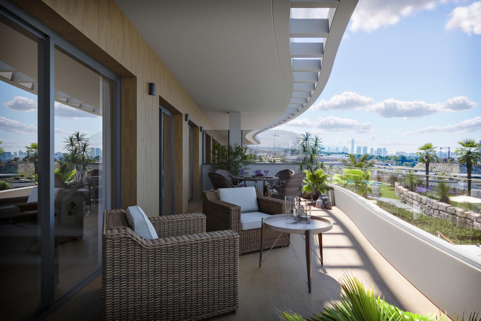 Appartements et villas de luxe neufs avec vue panoramique sur la mer à Finestrat