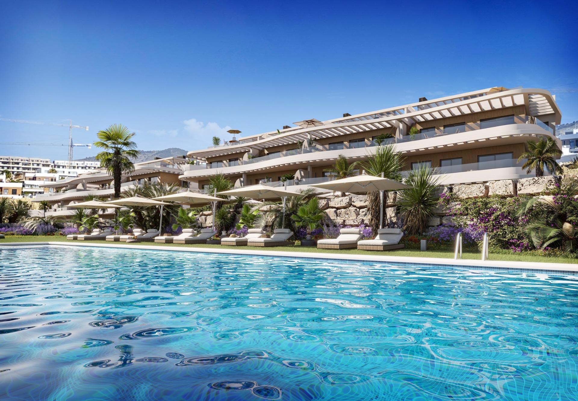 Apartamentos y villas de lujo de nueva construcción con vistas panorámicas al mar en Finestrat — 3