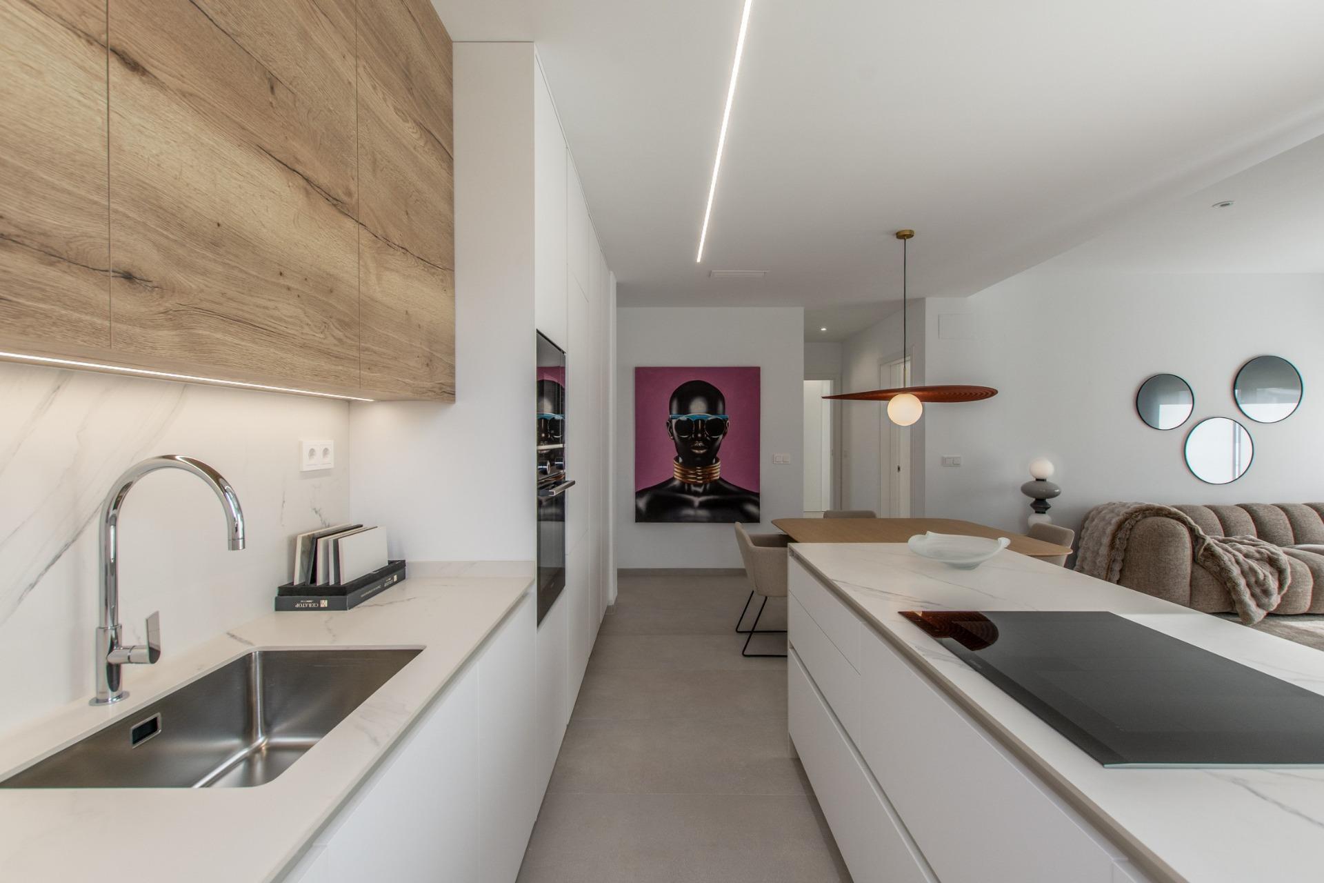 Apartamentos y villas de lujo de nueva construcción con vistas panorámicas al mar en Finestrat — 8