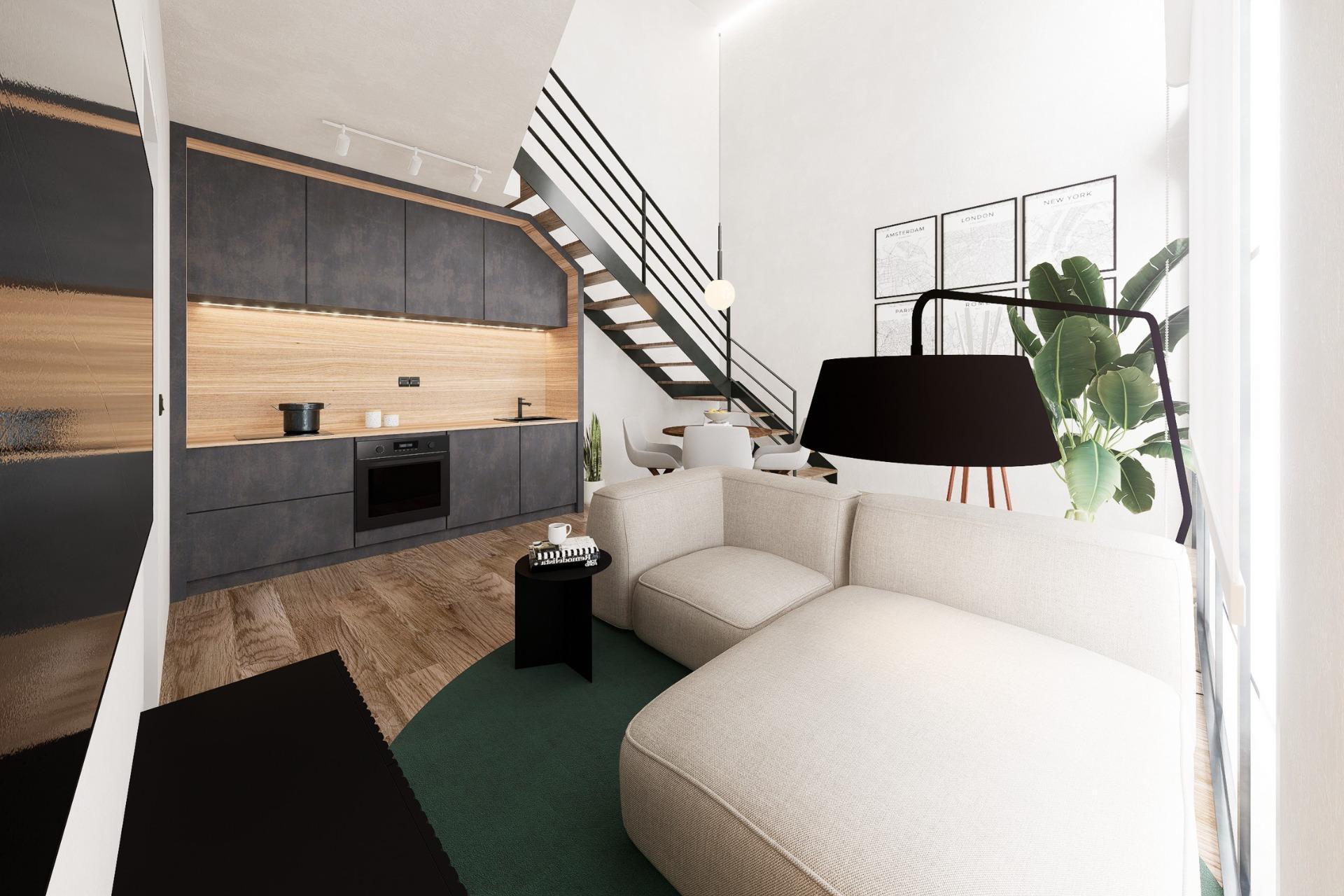 Moderne duplex loftappartementen in het hart van Alicante — 3