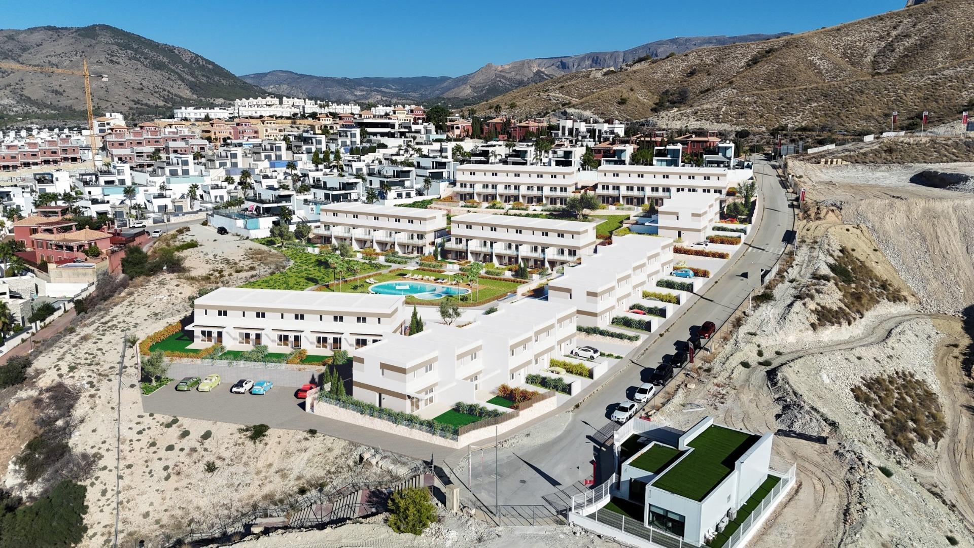 Moderne herenhuizen met 3 slaapkamers te koop in Balcon de Finestrat Costa Blanca — 15
