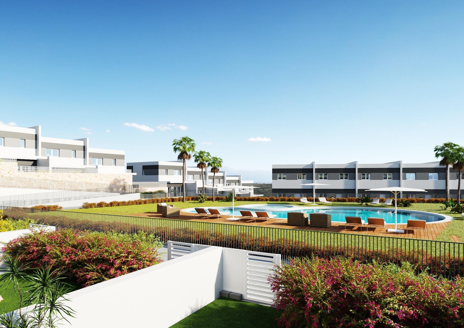 Moderne herenhuizen met 3 slaapkamers te koop in Balcon de Finestrat Costa Blanca — 5