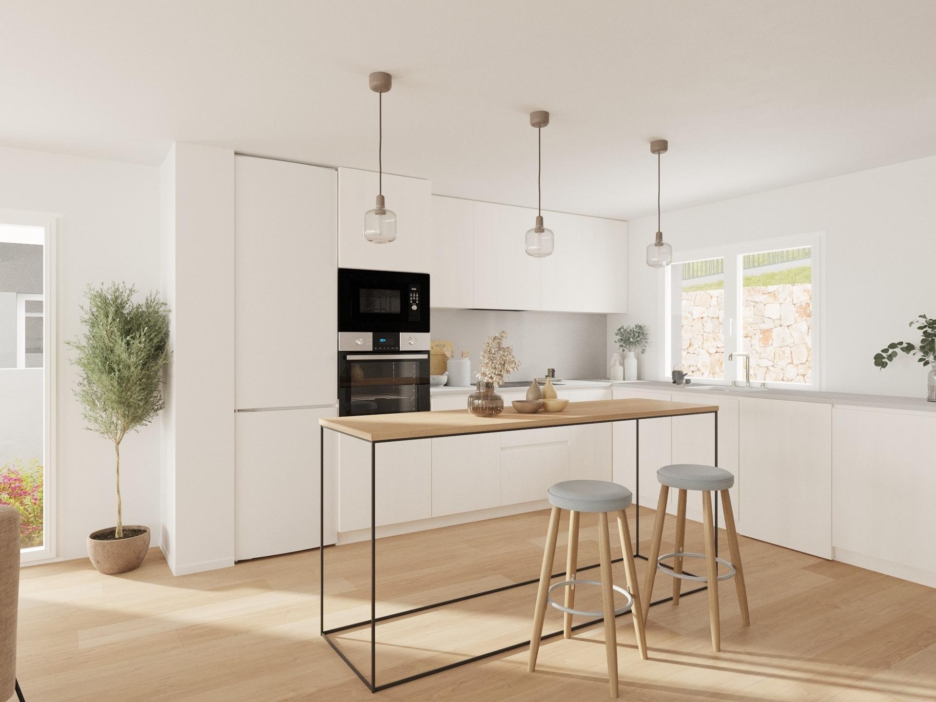 Moderne herenhuizen met 3 slaapkamers te koop in Balcon de Finestrat Costa Blanca — 9