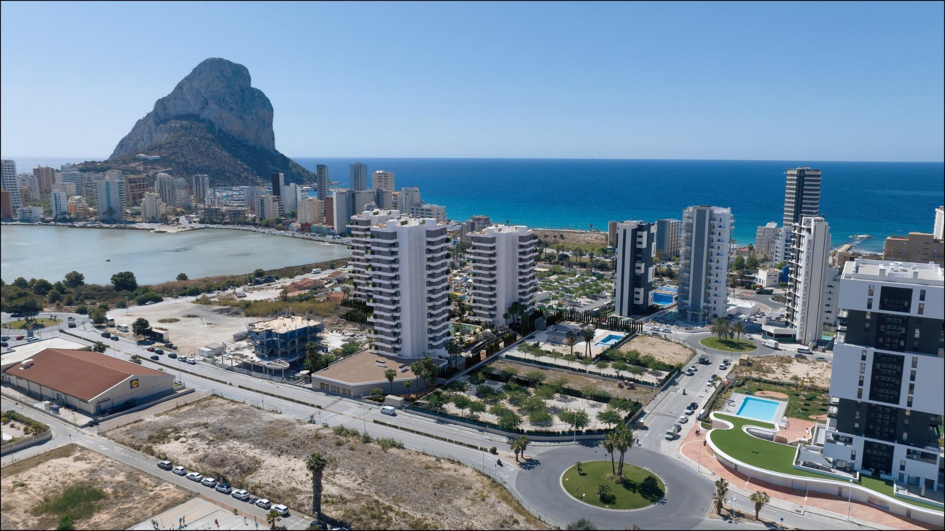 Modern New Build Homes in Calpe Just 450 m from Playa del Cantal Roig — 2