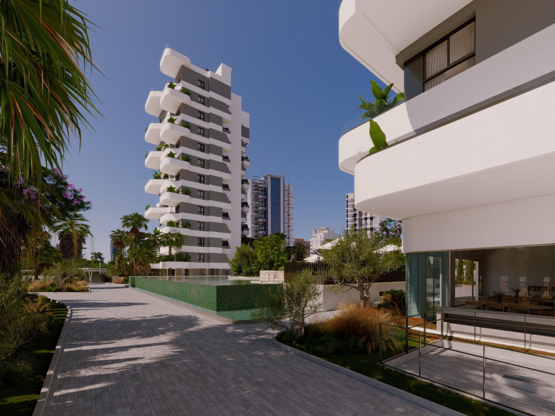 Moderne nieuwbouwwoningen in Calpe Op slechts 450 m van Playa del Cantal Roig — 10