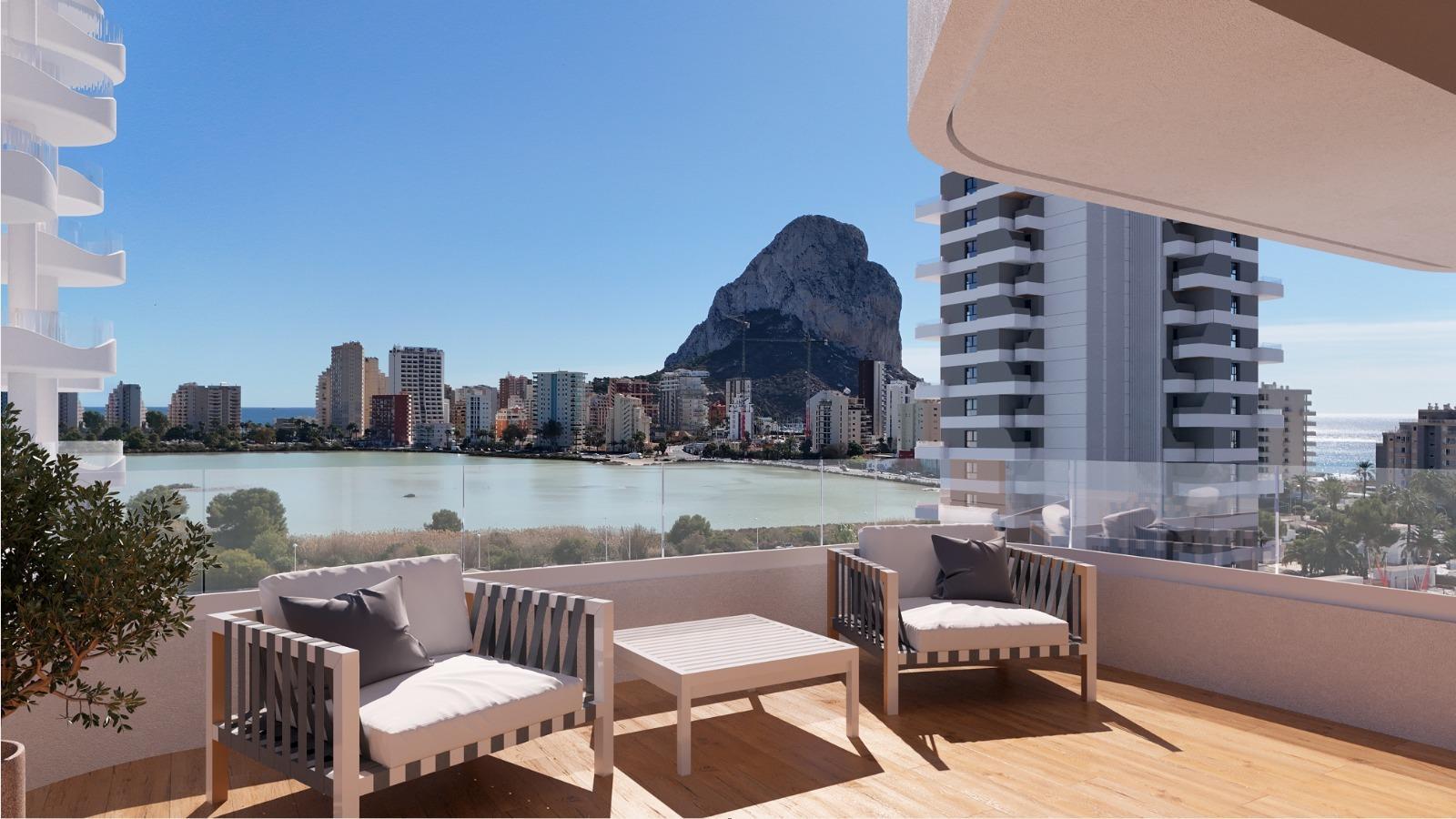 Moderne nieuwbouwwoningen in Calpe Op slechts 450 m van Playa del Cantal Roig — 4