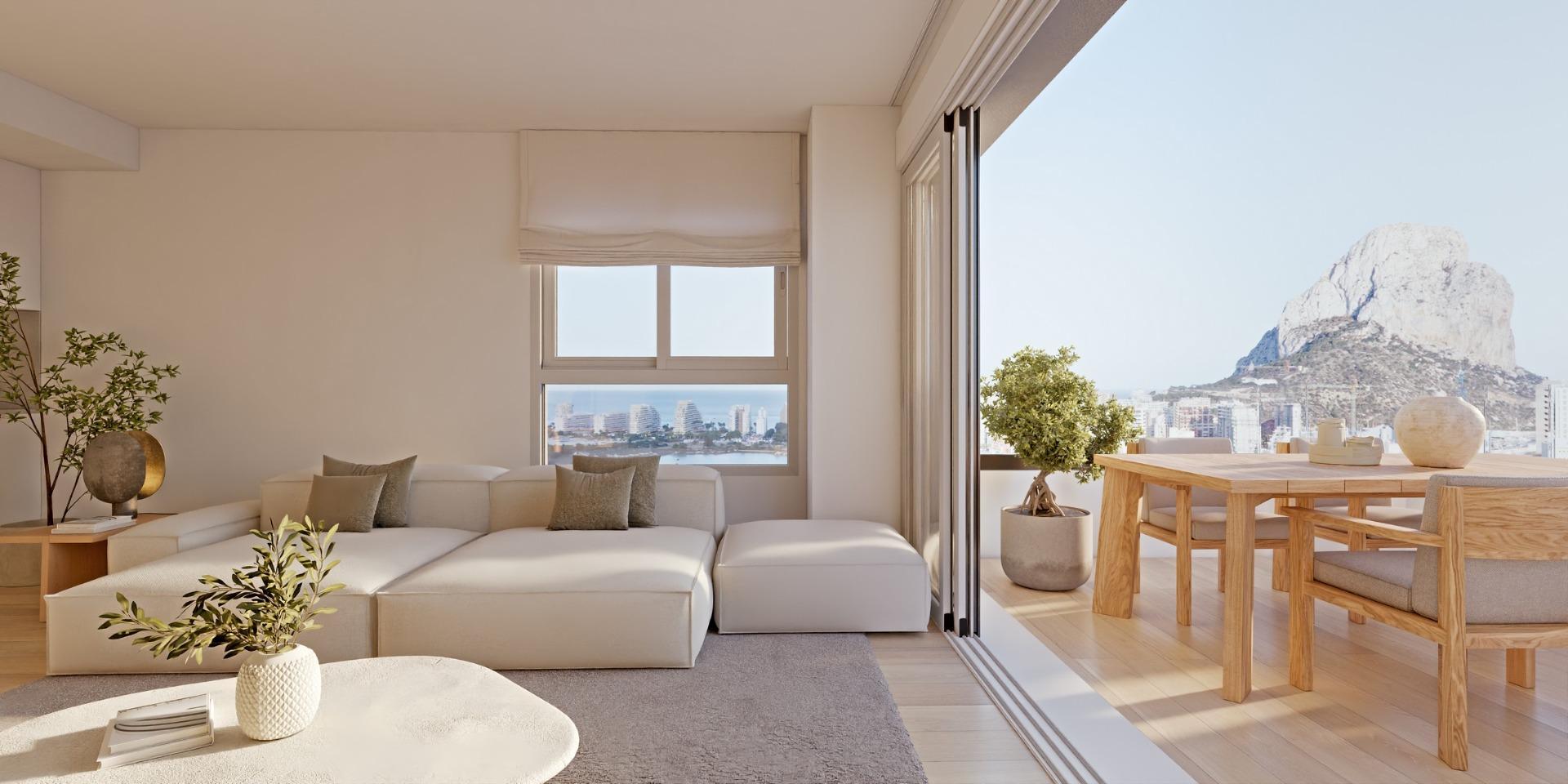 Moderne nieuwbouwwoningen in Calpe Op slechts 450 m van Playa del Cantal Roig — 5