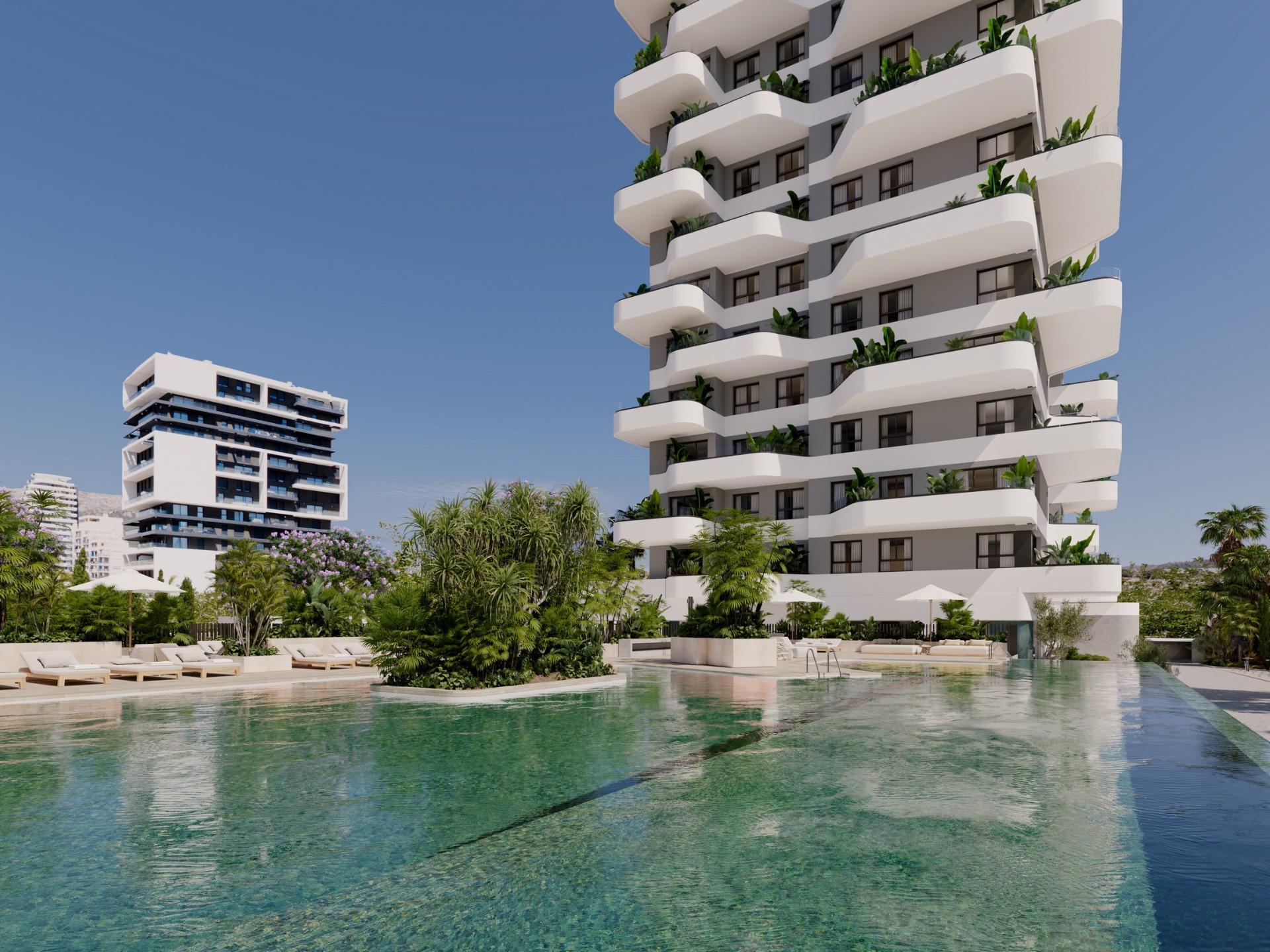 Moderne nieuwbouwwoningen in Calpe Op slechts 450 m van Playa del Cantal Roig — 7