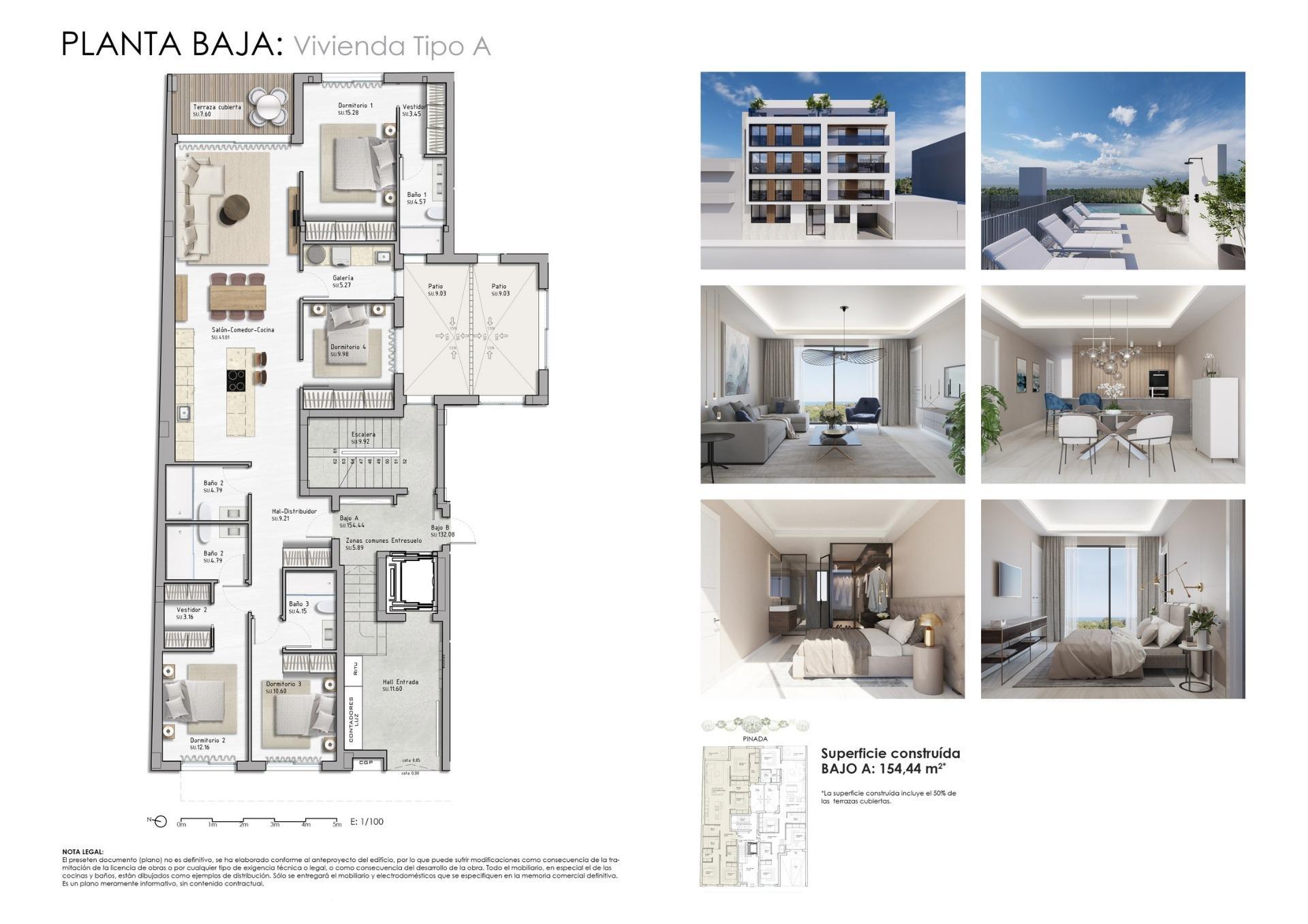 Modernos apartamentos de nueva construcción en el centro de Guardamar del Segura — 14